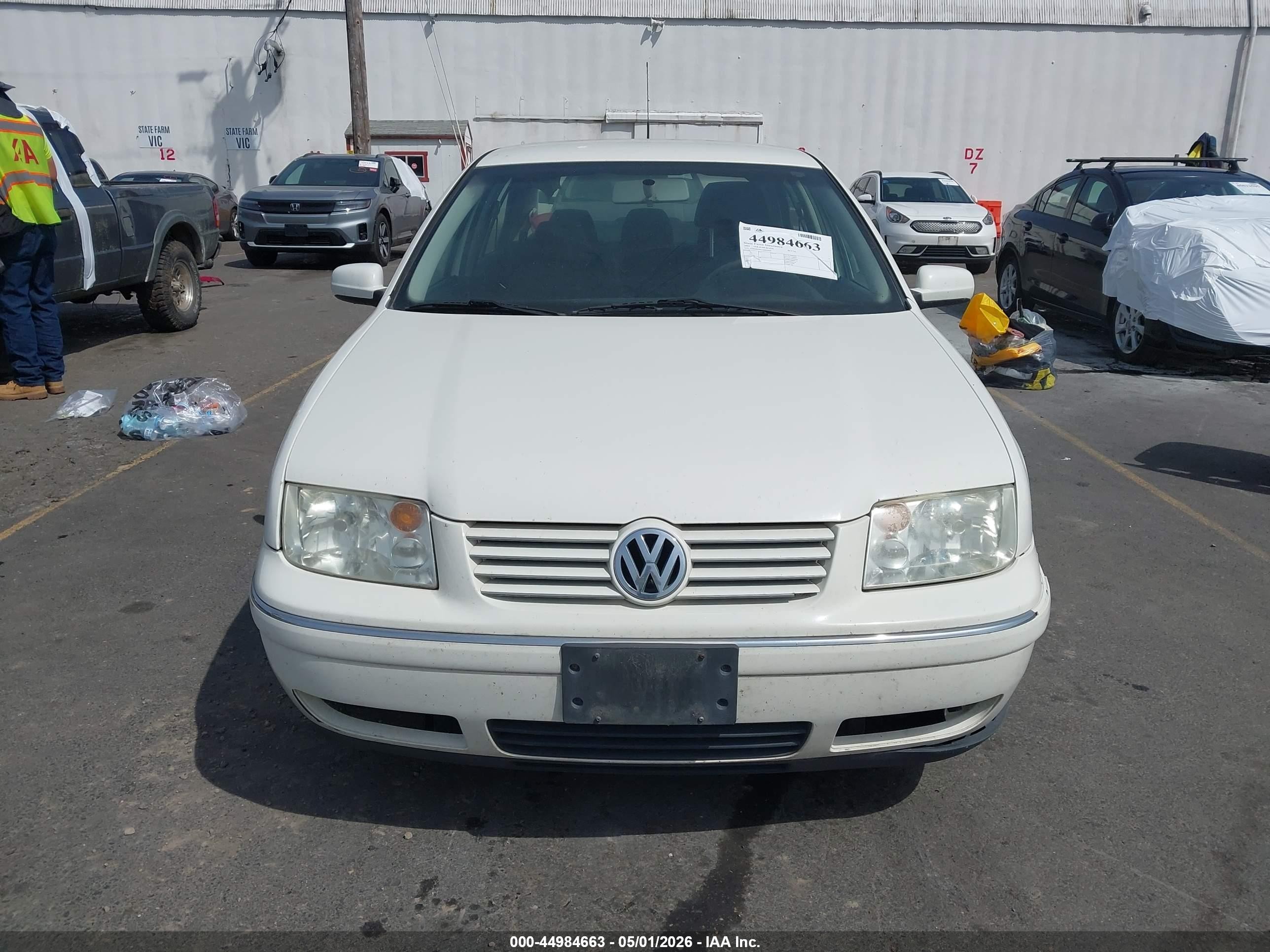 2004 Volkswagen Jetta Gl White vin: 3VWRK69M14M035205