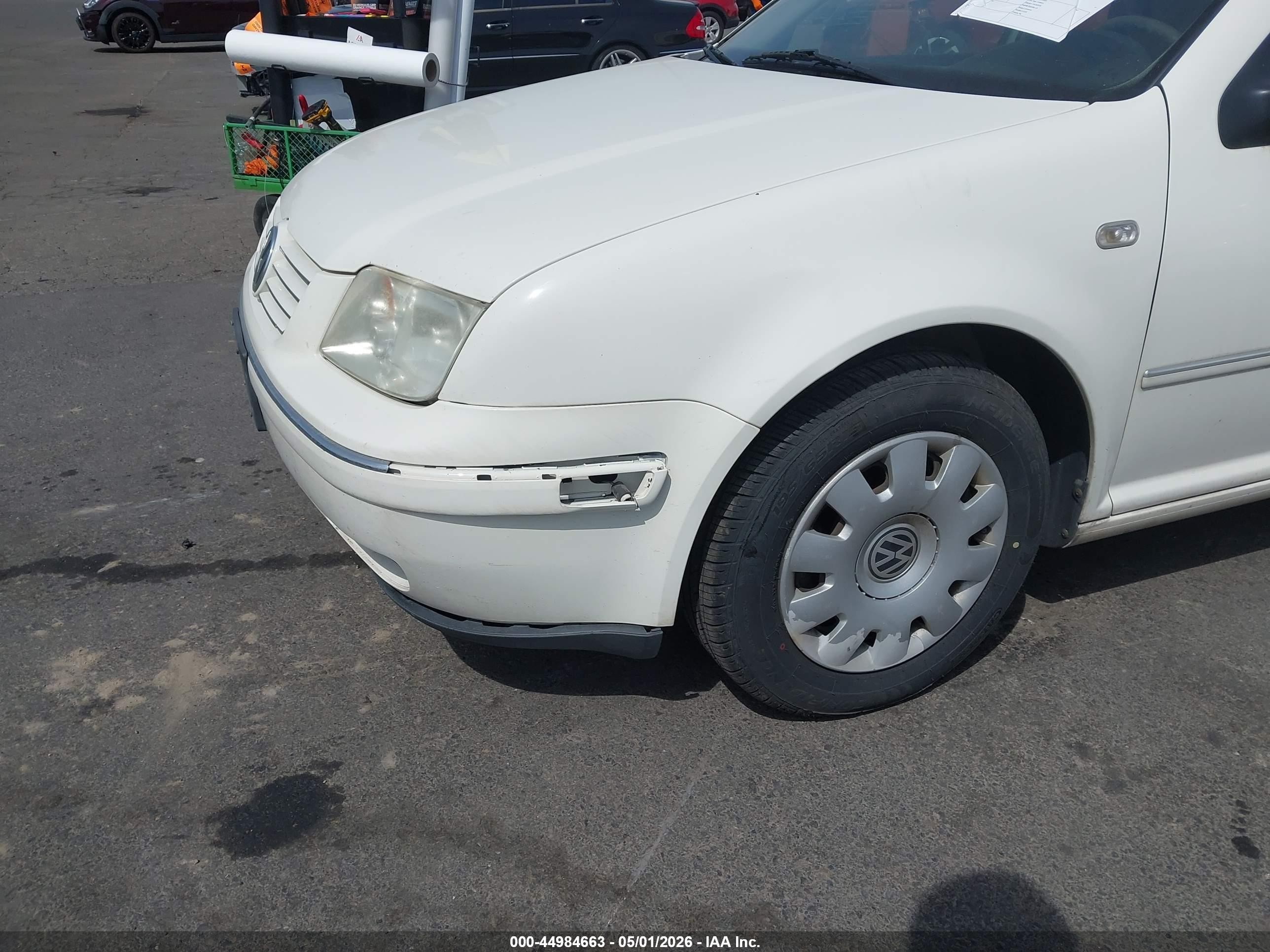 2004 Volkswagen Jetta Gl White vin: 3VWRK69M14M035205