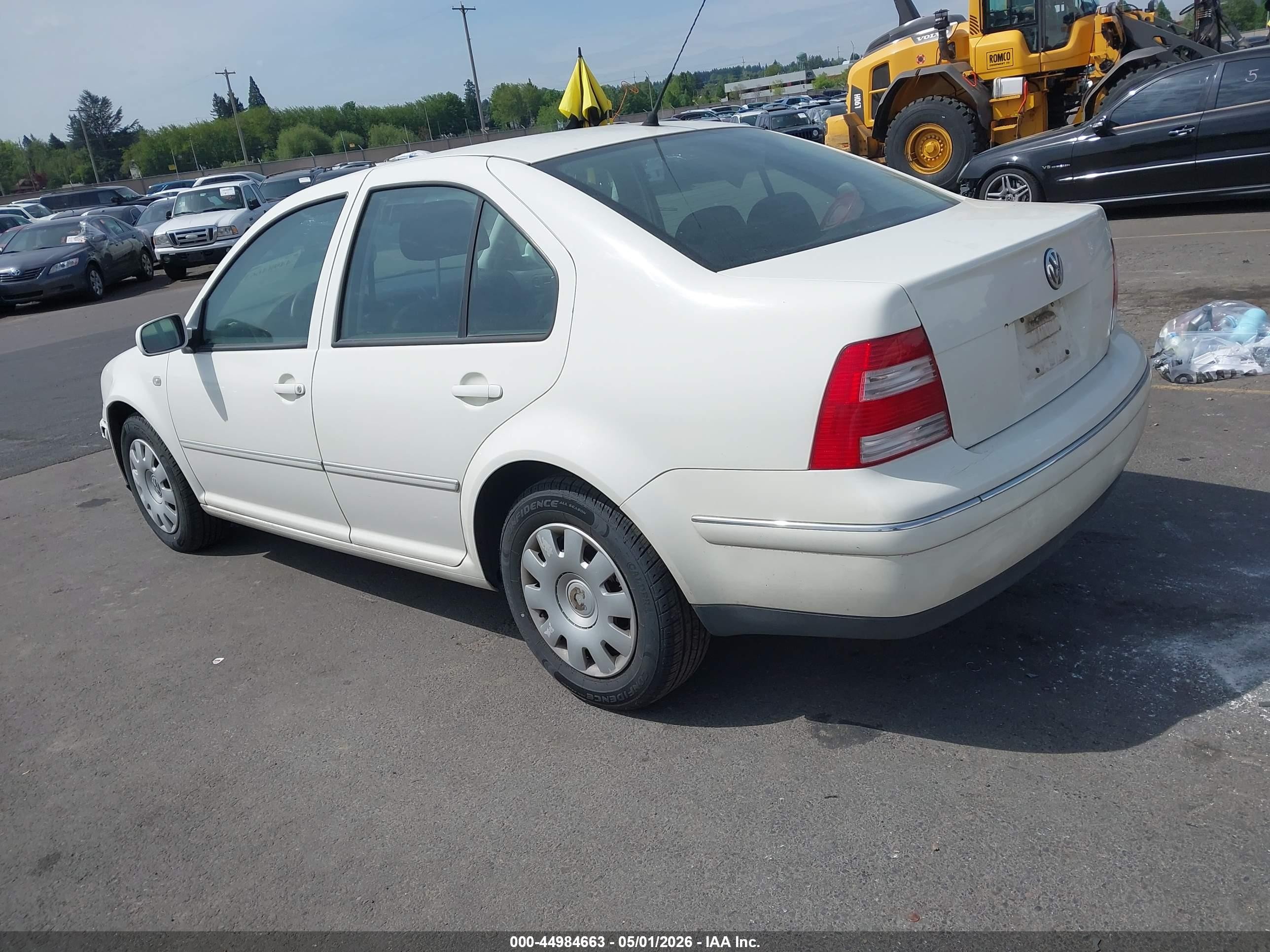 2004 Volkswagen Jetta Gl White vin: 3VWRK69M14M035205