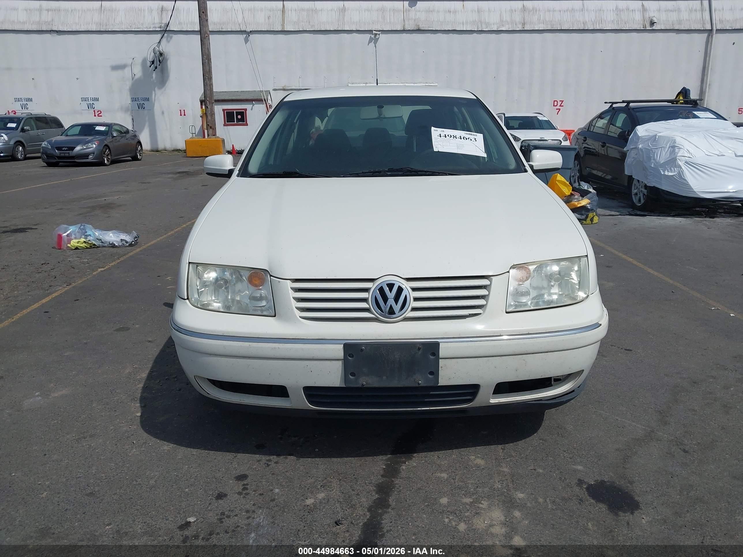 2004 Volkswagen Jetta Gl White vin: 3VWRK69M14M035205