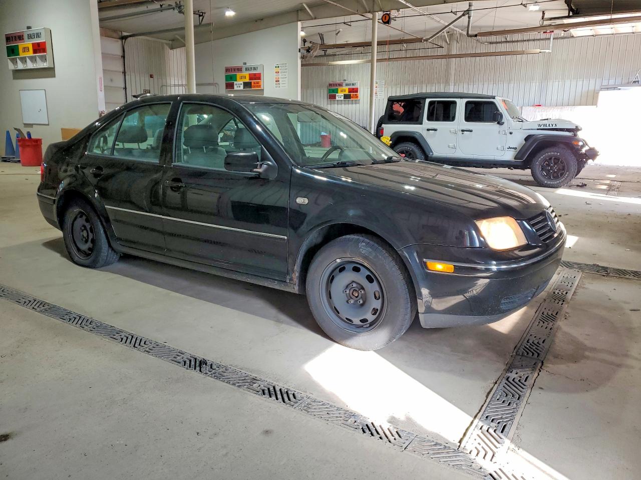 2004 Volkswagen Jetta Gl Black vin: 3VWRK69M14M051999
