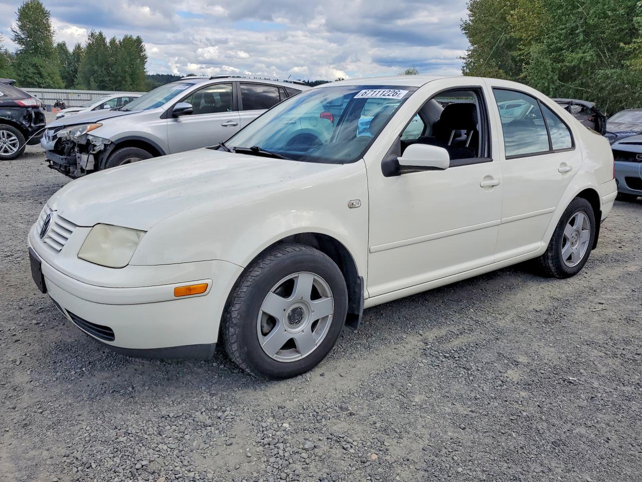 2003 Volkswagen Jetta Gl White vin: 3VWRK69M23M151527