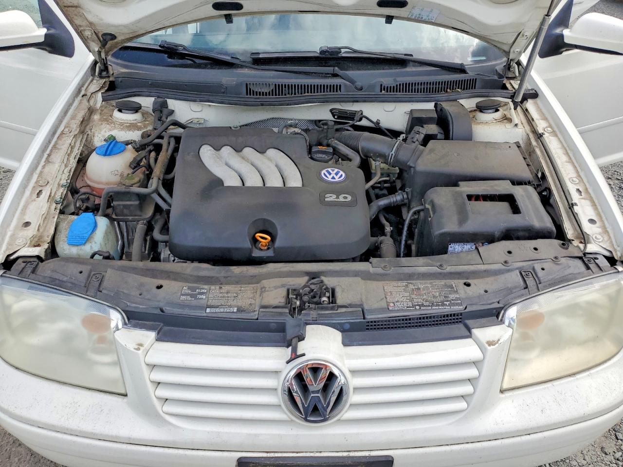2003 Volkswagen Jetta Gl White vin: 3VWRK69M23M151527