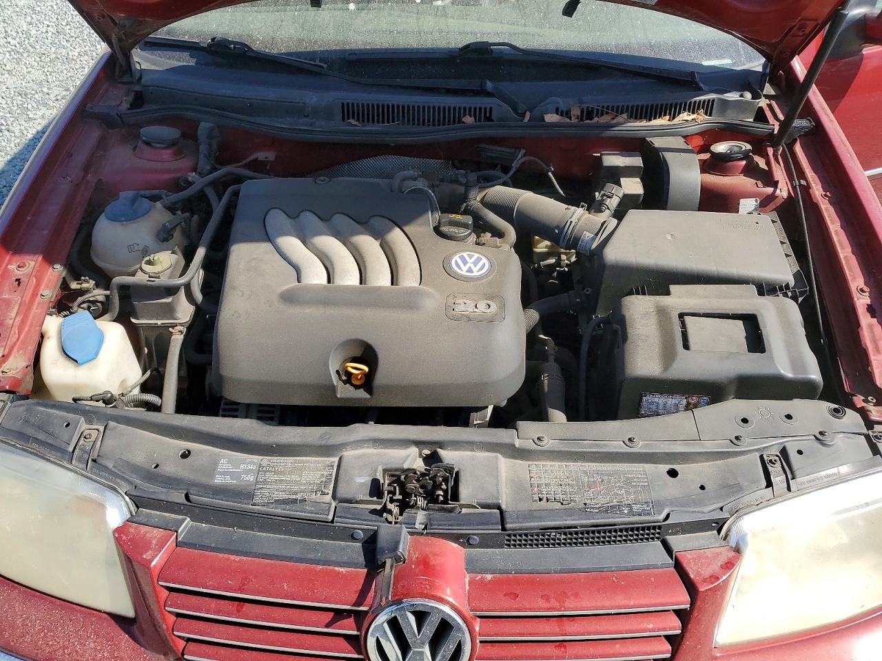 2004 Volkswagen Jetta Gl Red vin: 3VWRK69M24M024293