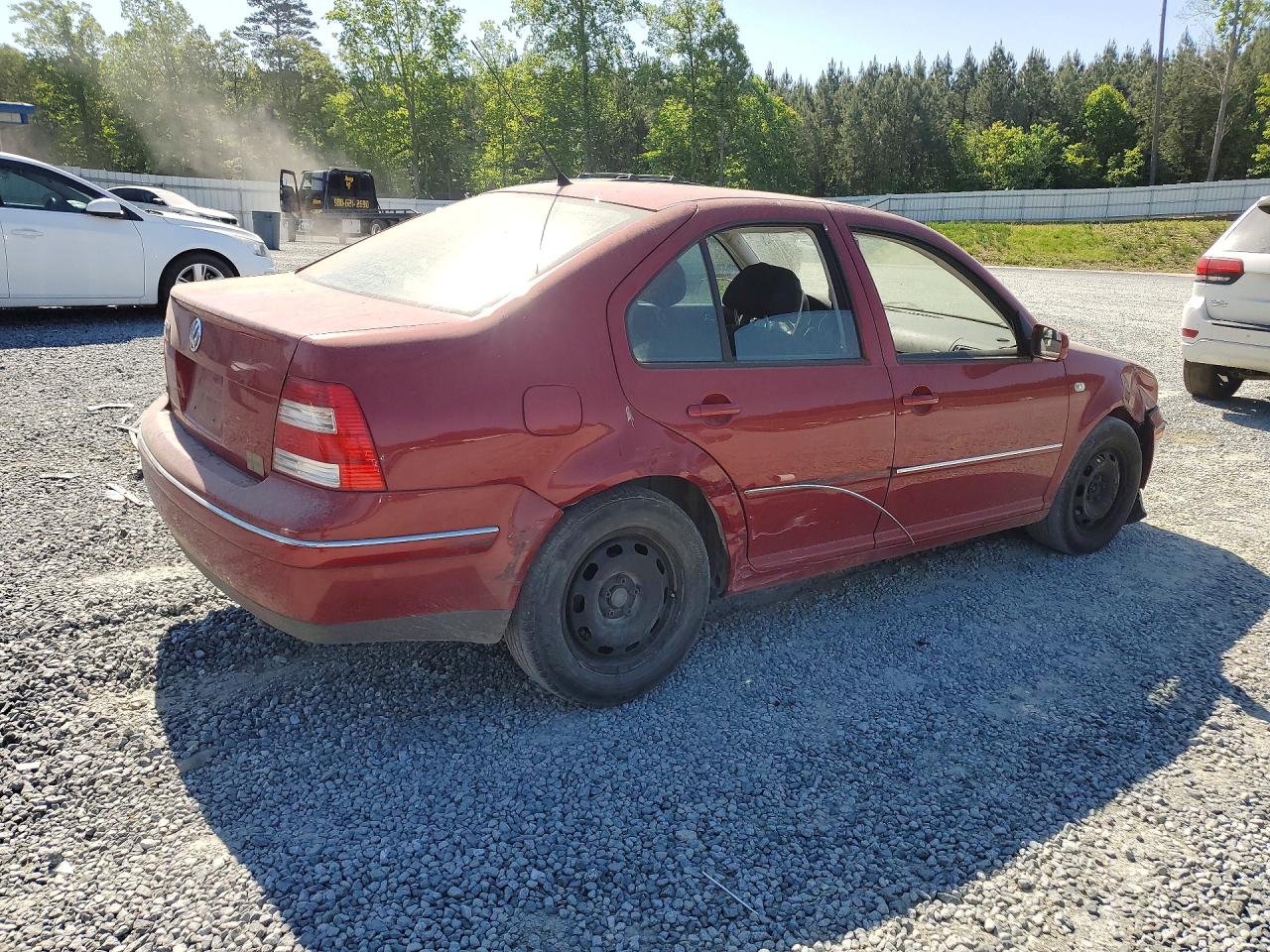 2004 Volkswagen Jetta Gl Red vin: 3VWRK69M24M024293
