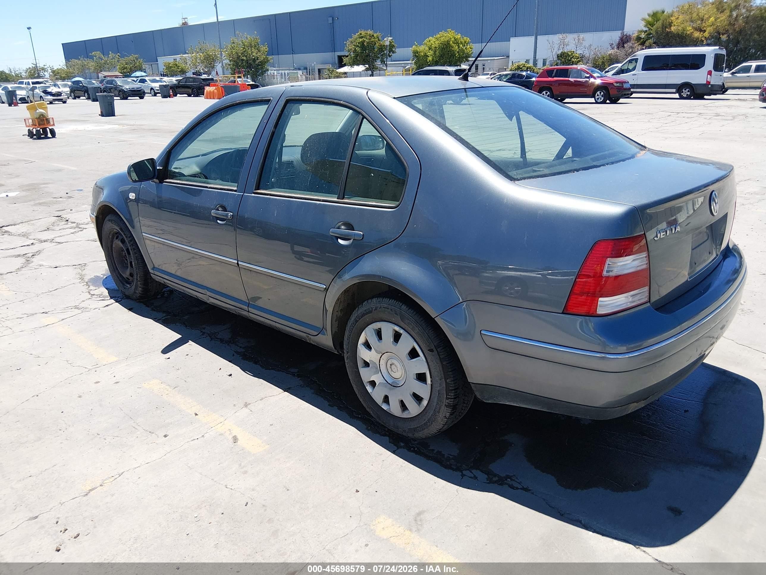 2004 Volkswagen Jetta Gl Gray vin: 3VWRK69M34M004330