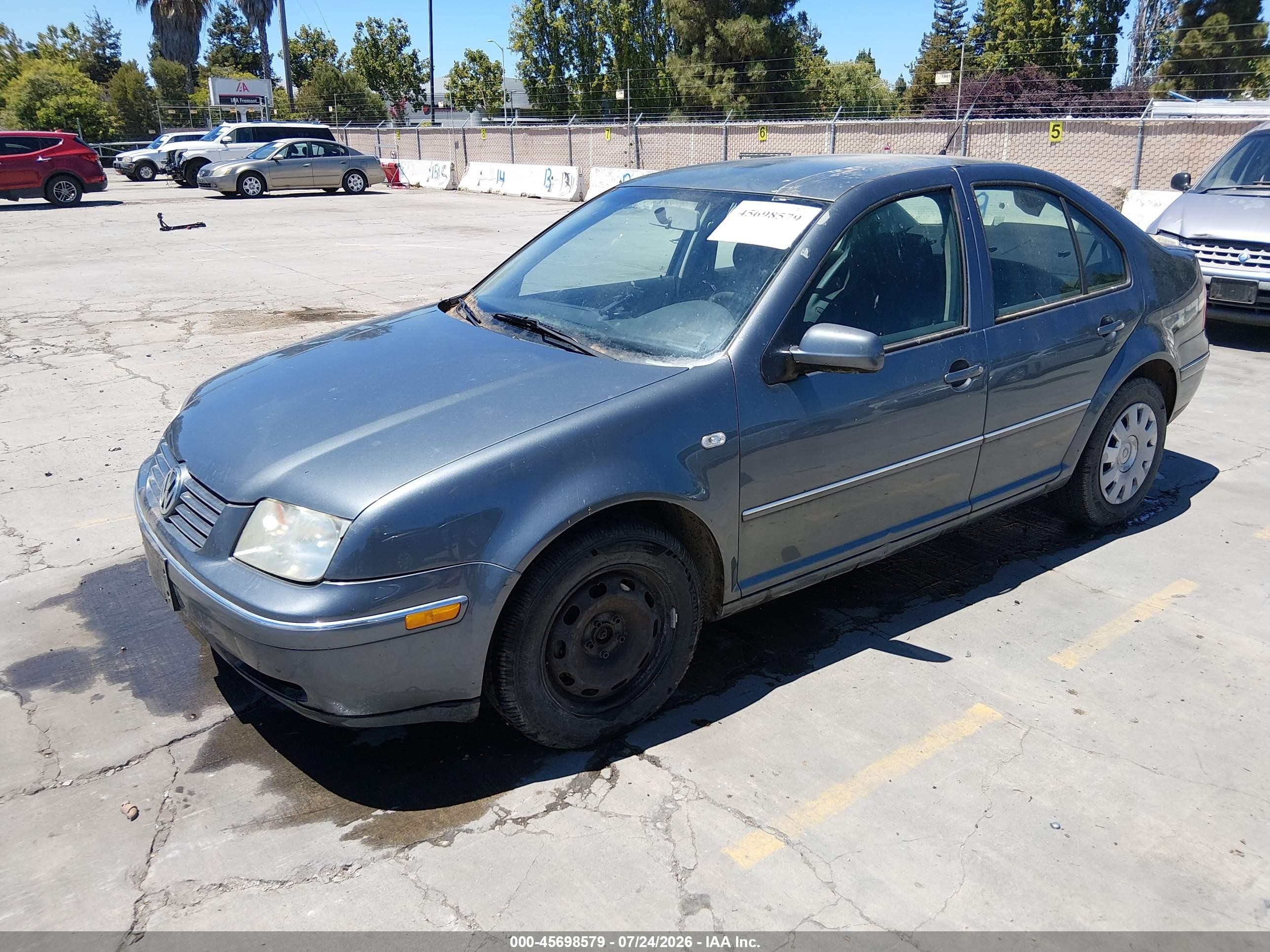 2004 Volkswagen Jetta Gl Gray vin: 3VWRK69M34M004330
