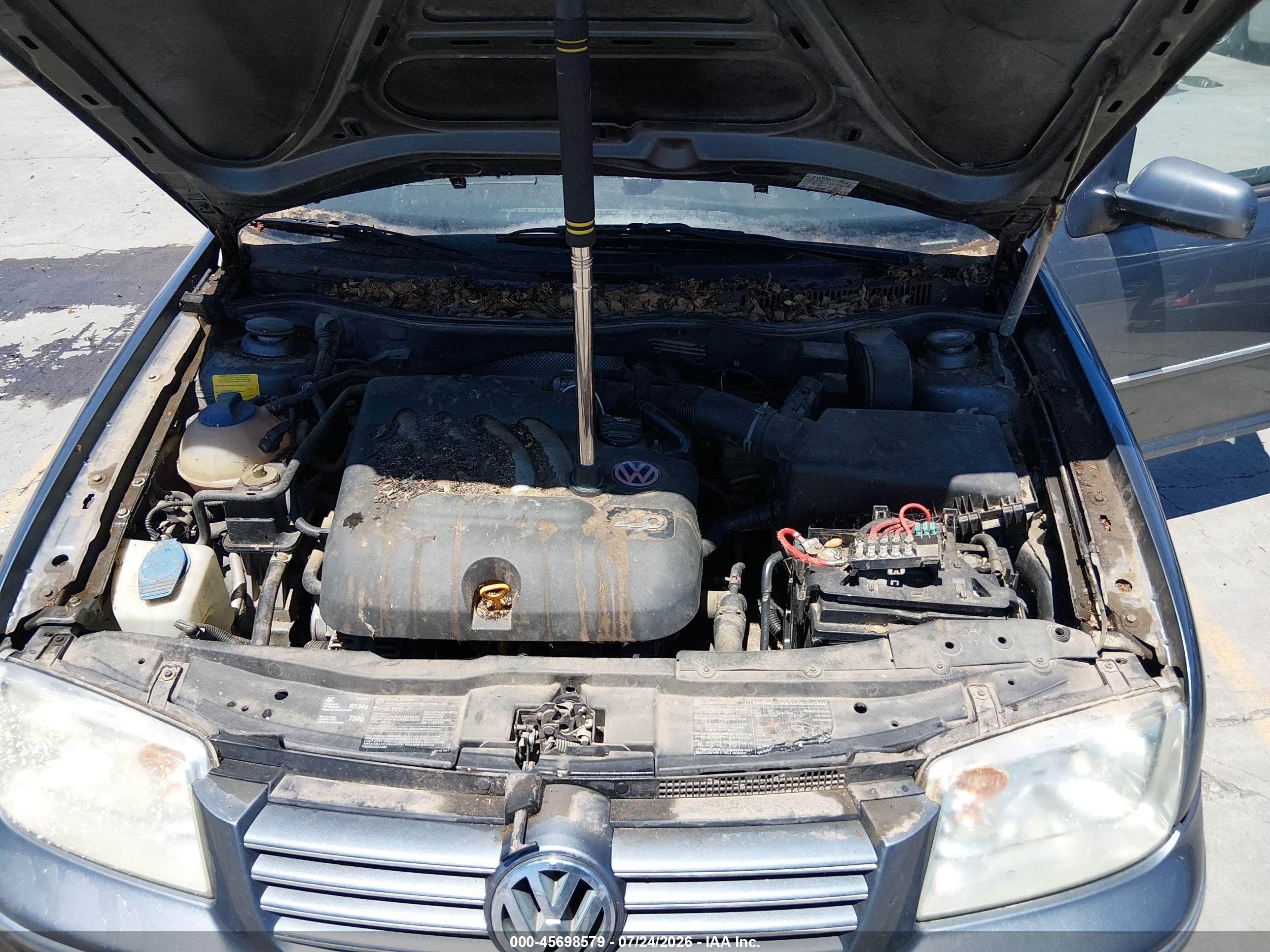 2004 Volkswagen Jetta Gl Gray vin: 3VWRK69M34M004330