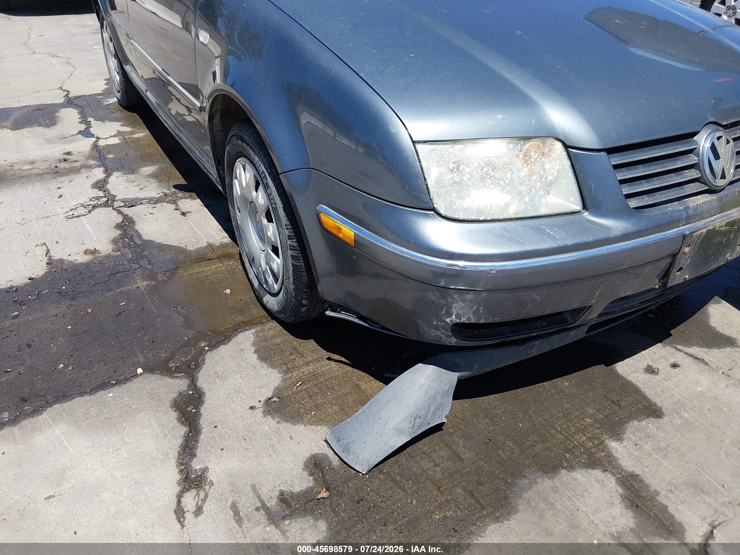 2004 Volkswagen Jetta Gl Gray vin: 3VWRK69M34M004330