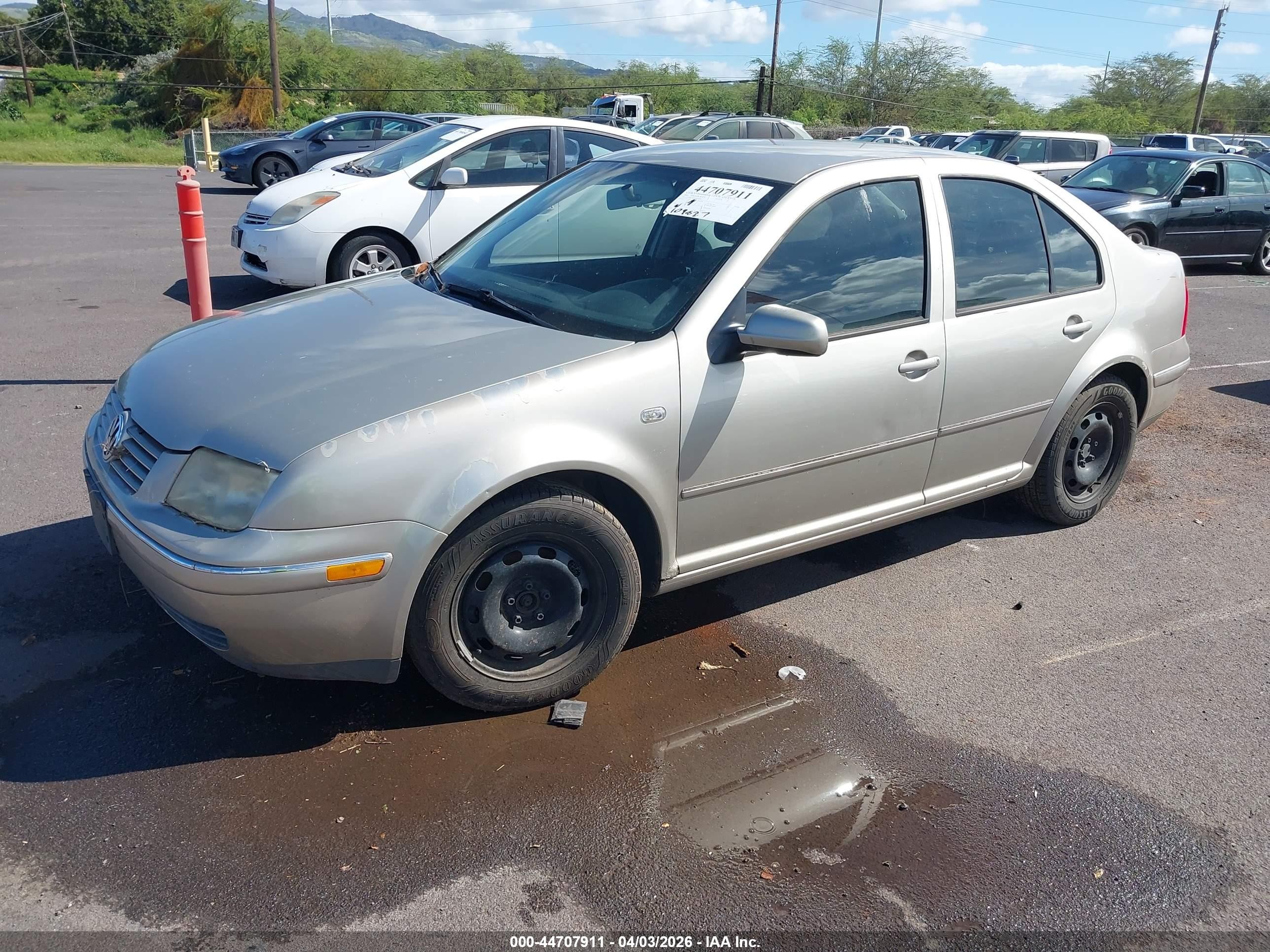 2004 Volkswagen Jetta Gl Beige vin: 3VWRK69M34M032046