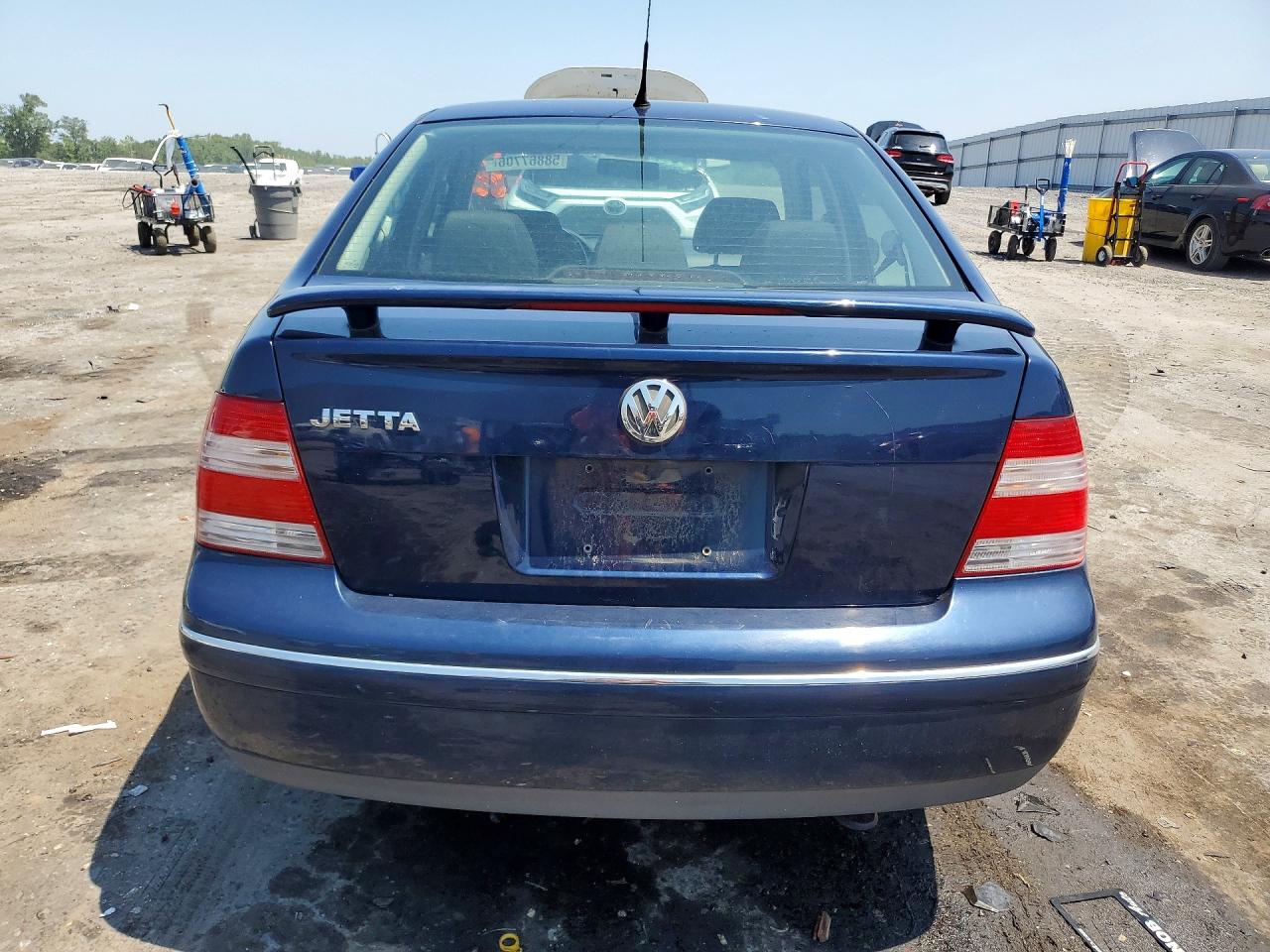 2004 Volkswagen Jetta Gl Blue vin: 3VWRK69M34M113726