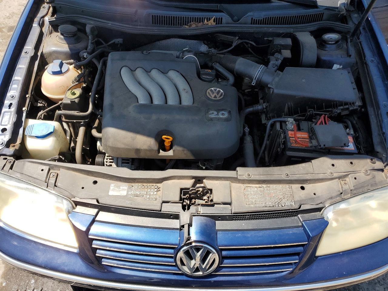 2004 Volkswagen Jetta Gl Blue vin: 3VWRK69M34M113726