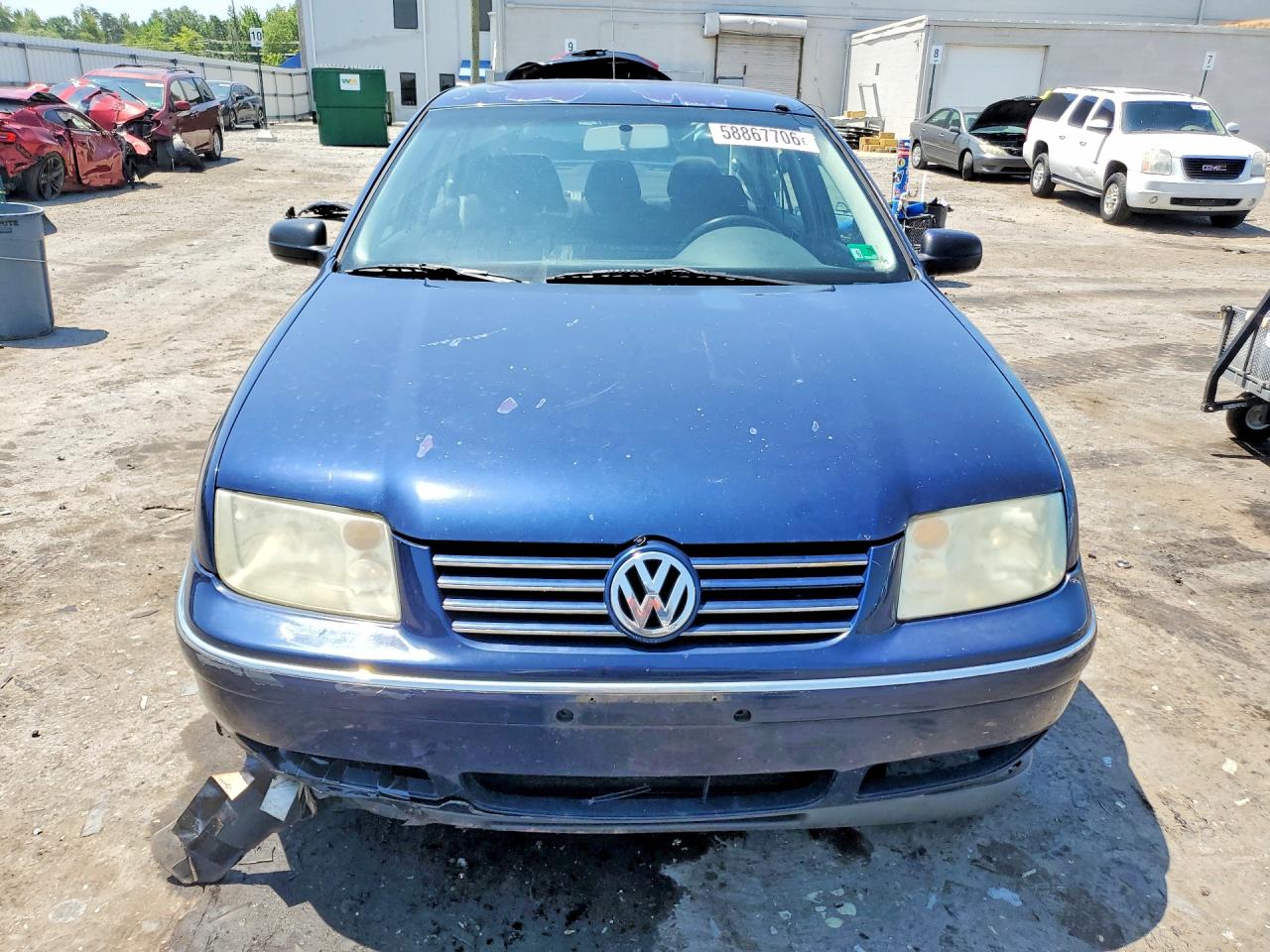 2004 Volkswagen Jetta Gl Blue vin: 3VWRK69M34M113726
