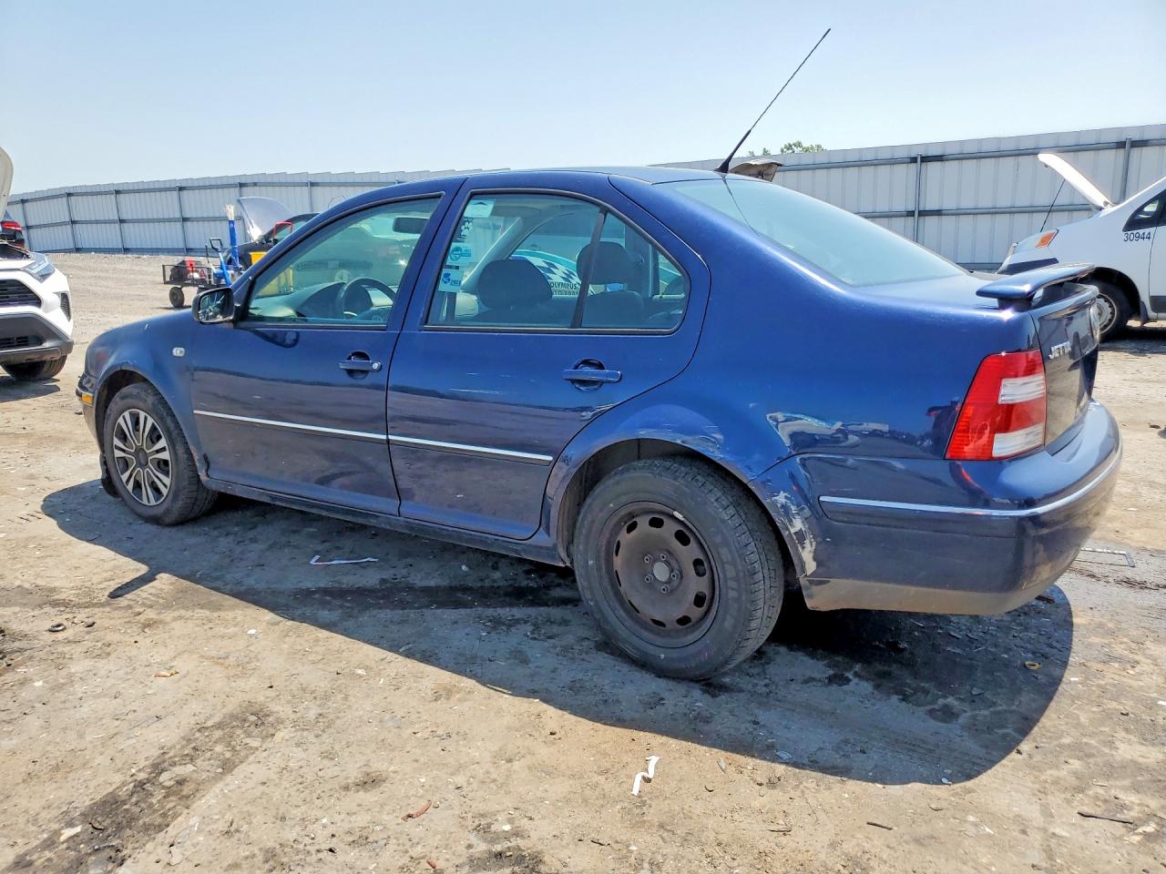 2004 Volkswagen Jetta Gl Blue vin: 3VWRK69M34M113726
