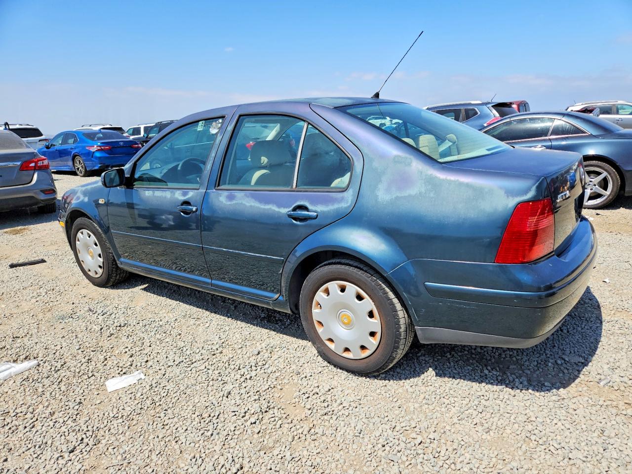 2002 Volkswagen Jetta Gl Teal vin: 3VWRK69M42M025183