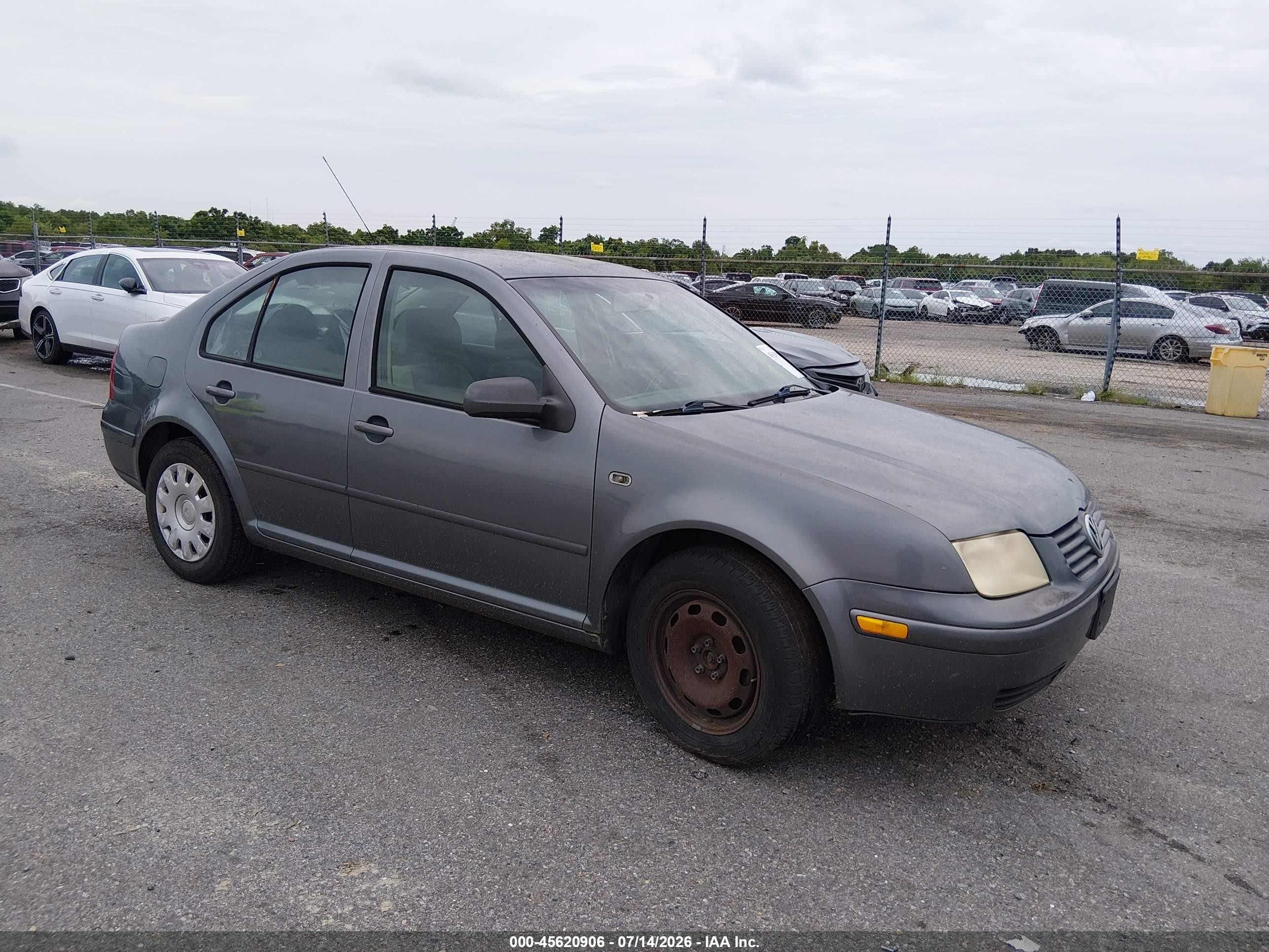 2003 Volkswagen Jetta Gl Gray vin: 3VWRK69M43M041997