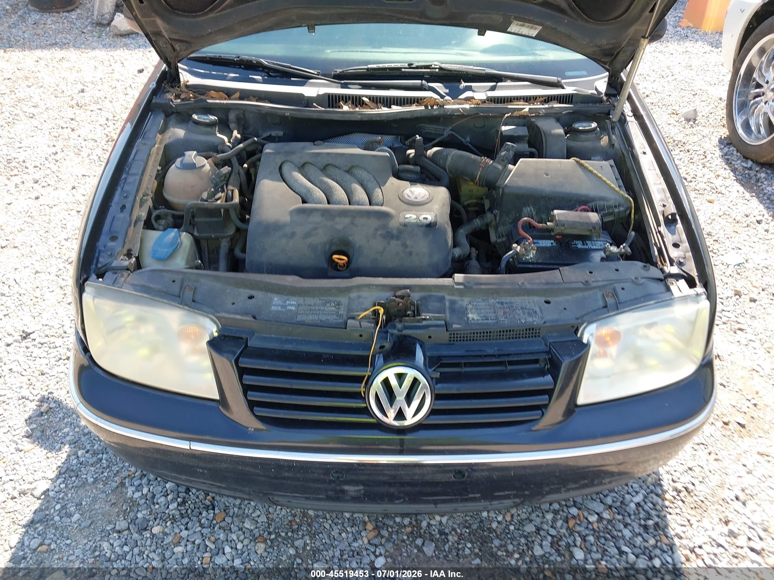 2004 Volkswagen Jetta Gl Black vin: 3VWRK69M44M011870