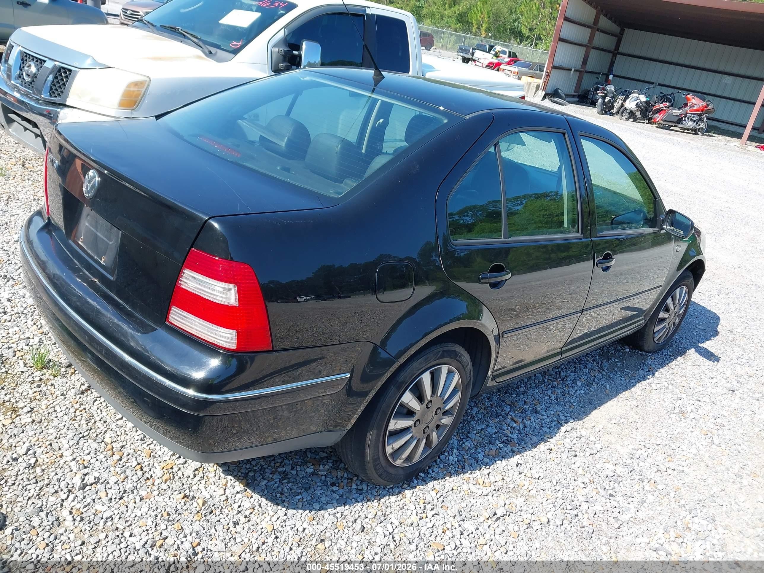 2004 Volkswagen Jetta Gl Black vin: 3VWRK69M44M011870