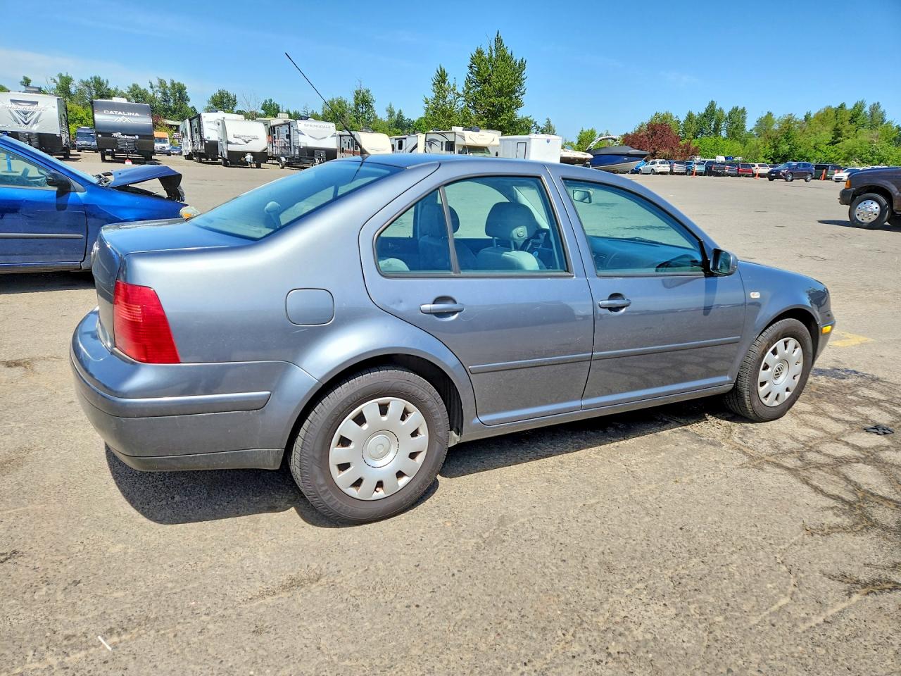 2003 Volkswagen Jetta Gl Gray vin: 3VWRK69M53M198079
