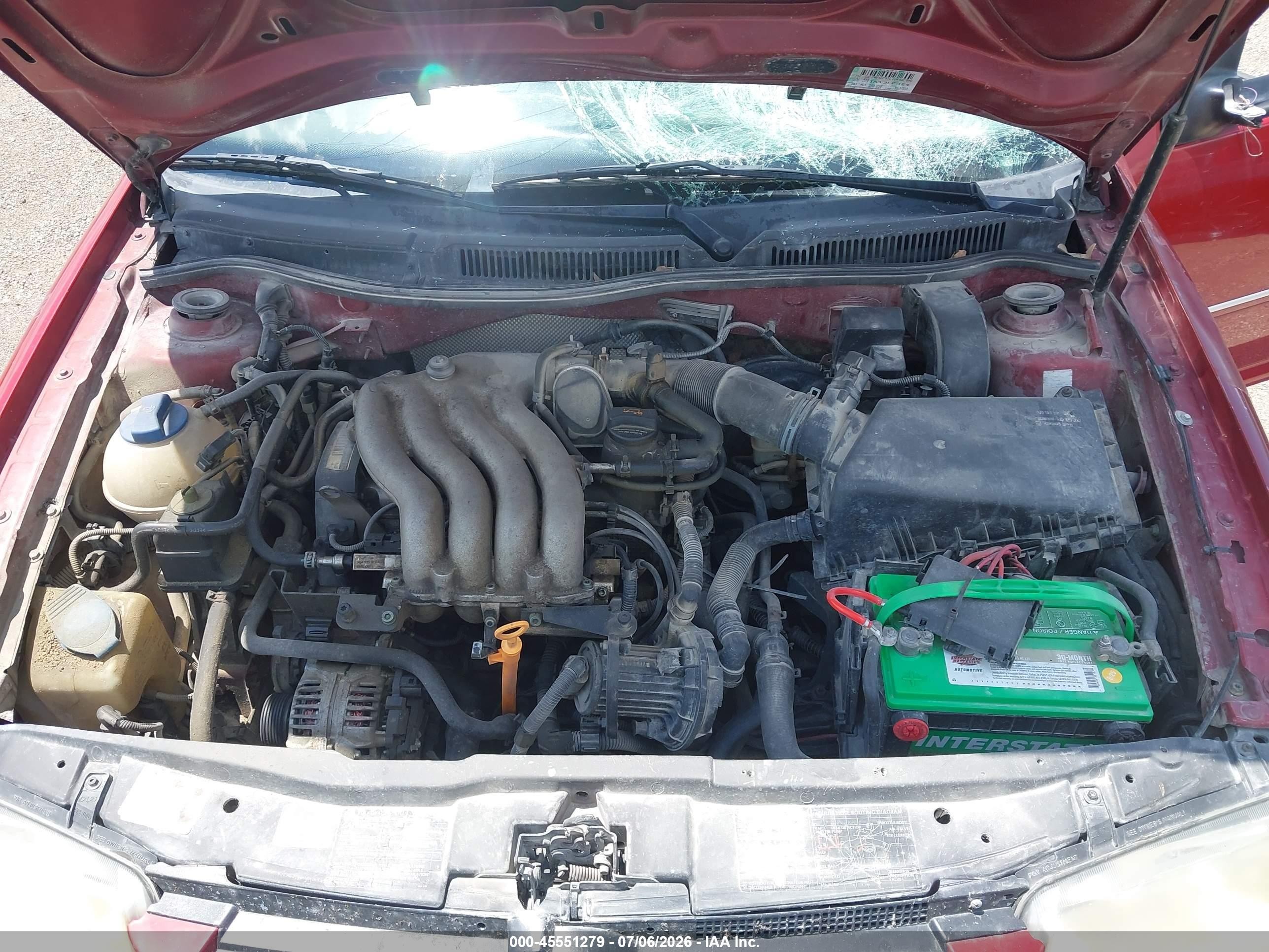 2004 Volkswagen Jetta Gl Red vin: 3VWRK69M54M026121
