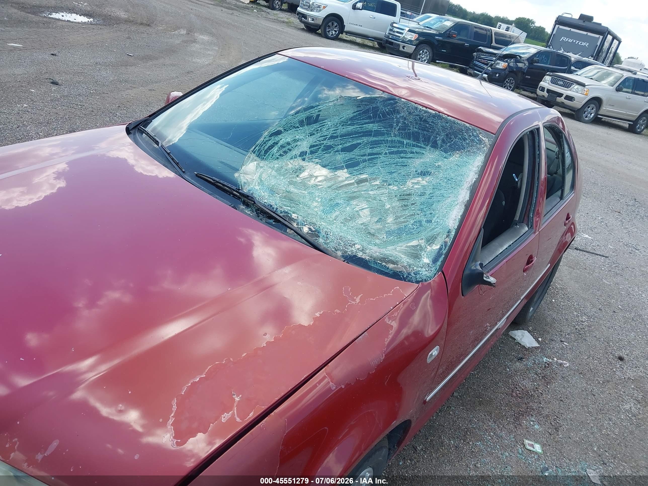 2004 Volkswagen Jetta Gl Red vin: 3VWRK69M54M026121