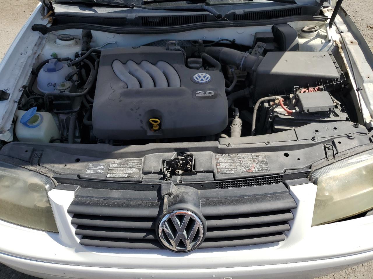 2002 Volkswagen Jetta Gl Белый vin: 3VWRK69M62M039635