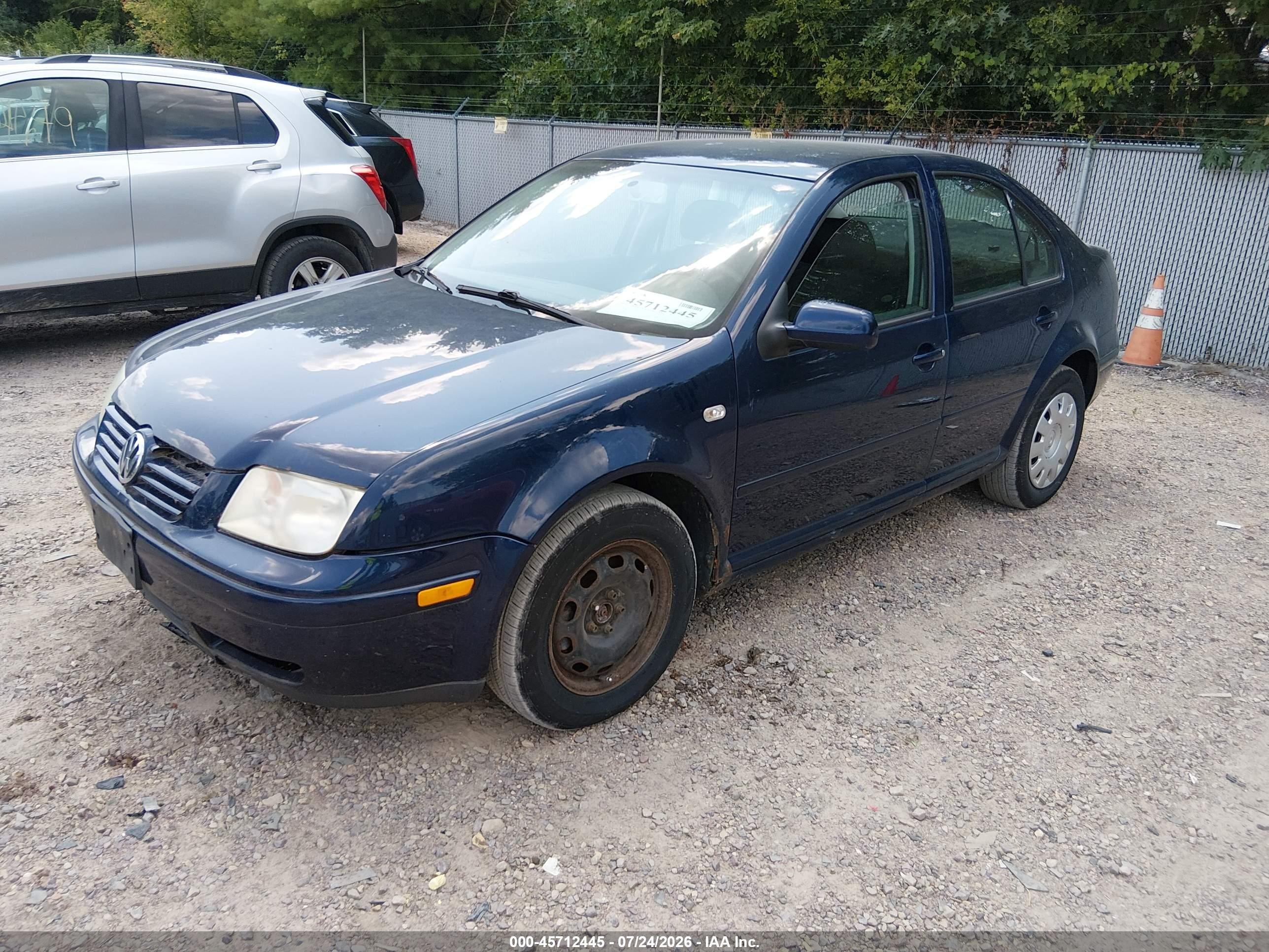 2003 Volkswagen Jetta Gl Синий vin: 3VWRK69M73M066487