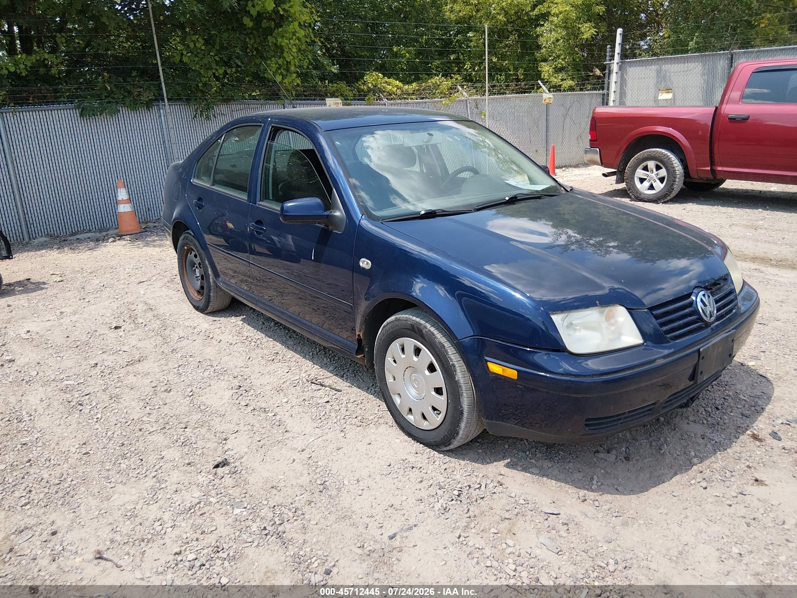 2003 Volkswagen Jetta Gl Синий vin: 3VWRK69M73M066487