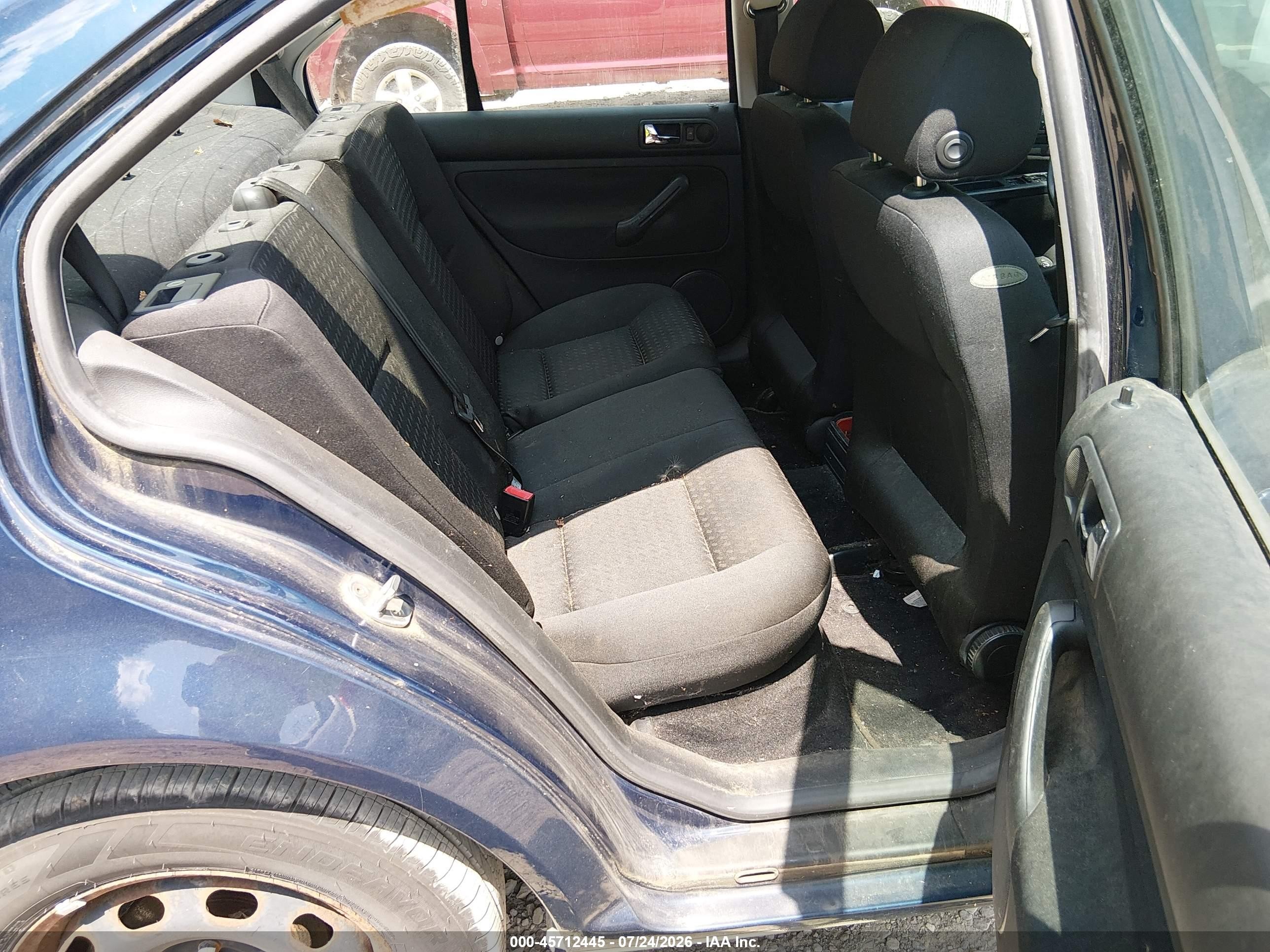 2003 Volkswagen Jetta Gl Синий vin: 3VWRK69M73M066487