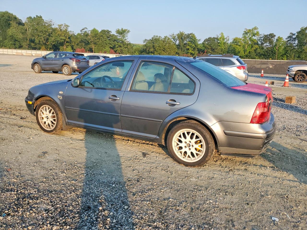 2003 Volkswagen Jetta Gl Gray vin: 3VWRK69M83M091544