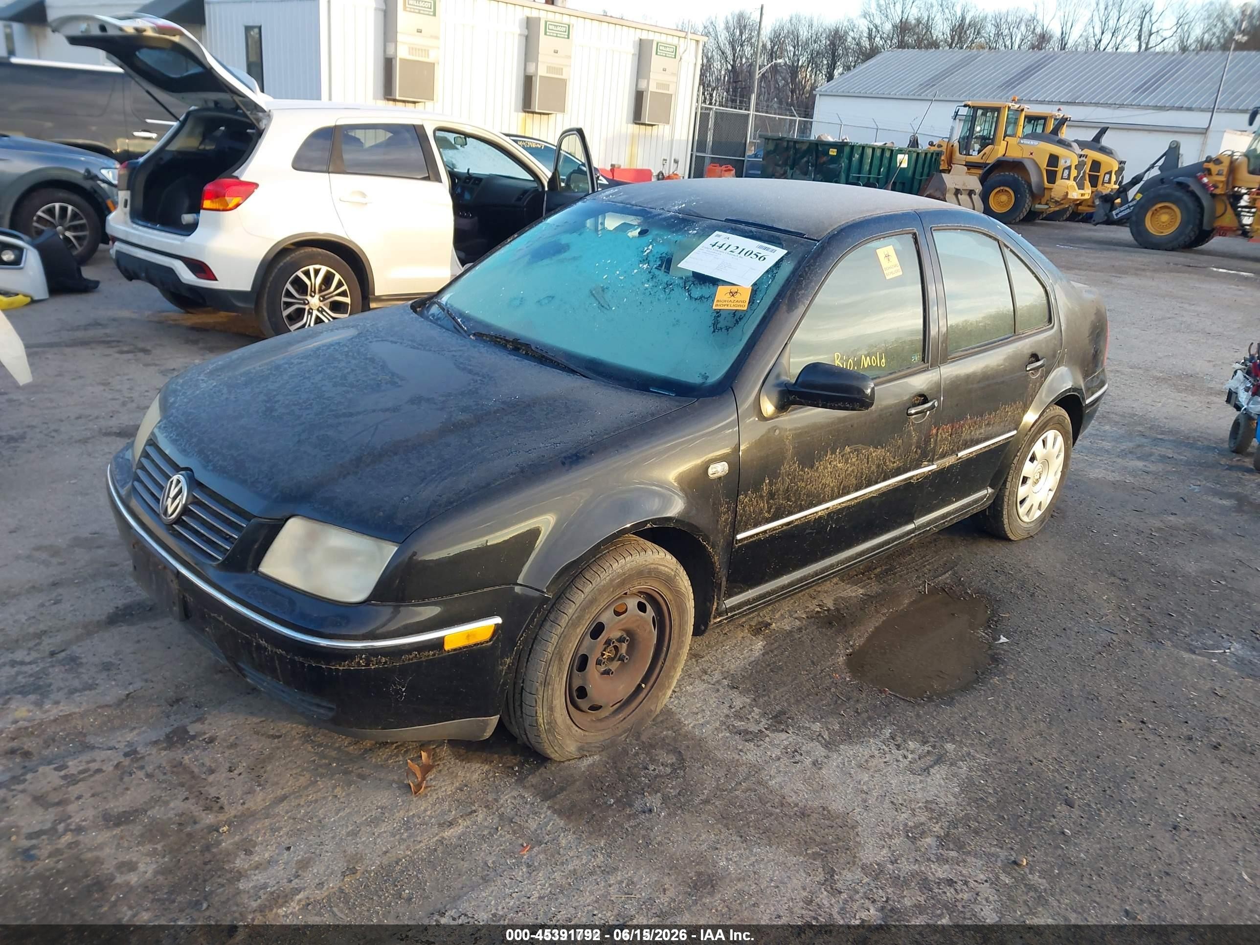 2005 Volkswagen Jetta Gl Black vin: 3VWRK69M85M017236