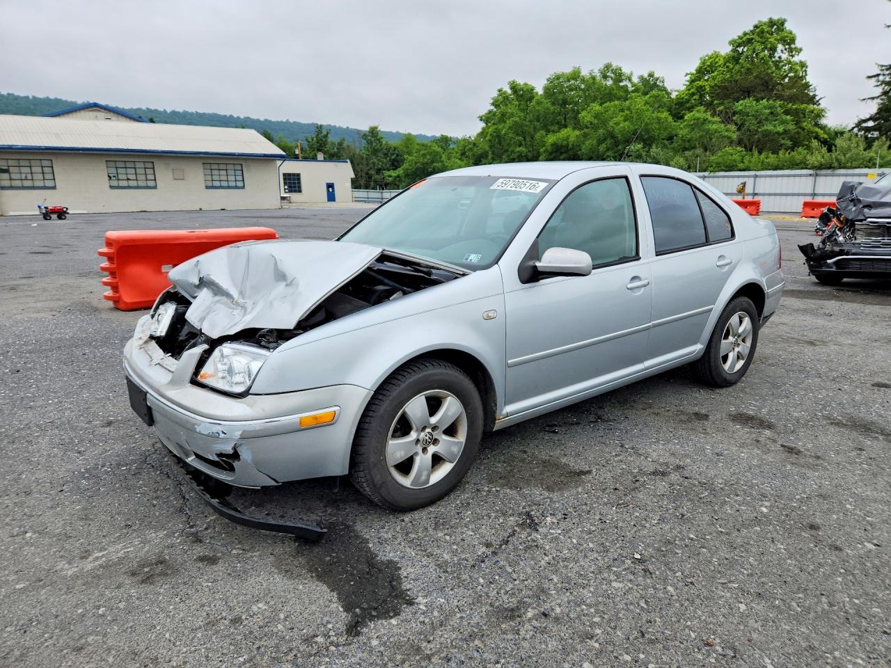 2004 Volkswagen Jetta Gl Silver vin: 3VWRK69MX4M138607