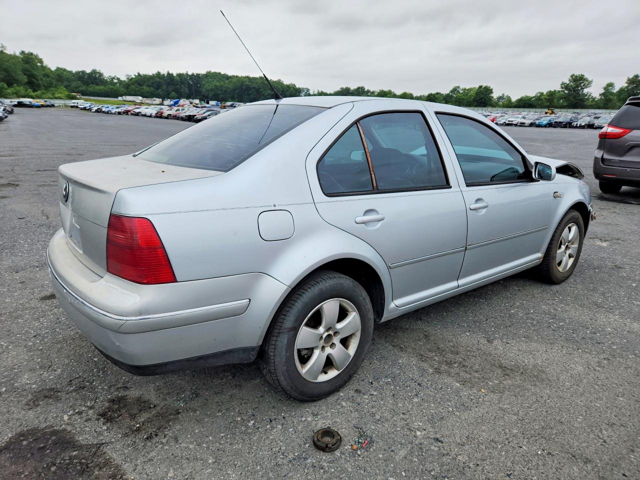 2004 Volkswagen Jetta Gl Silver vin: 3VWRK69MX4M138607