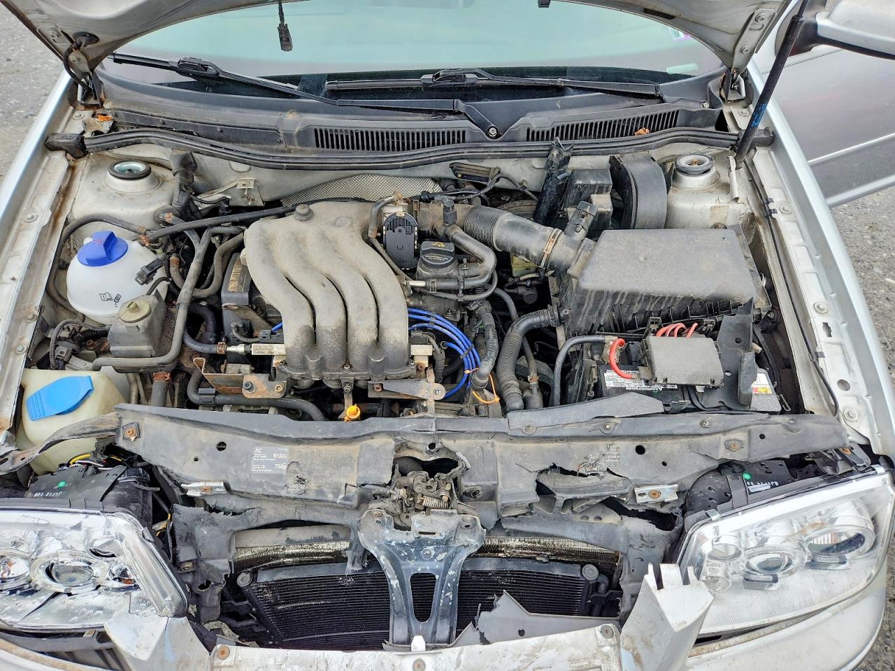 2004 Volkswagen Jetta Gl Silver vin: 3VWRK69MX4M138607