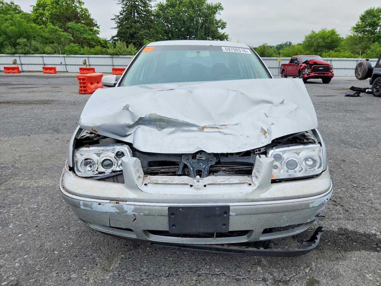 2004 Volkswagen Jetta Gl Silver vin: 3VWRK69MX4M138607