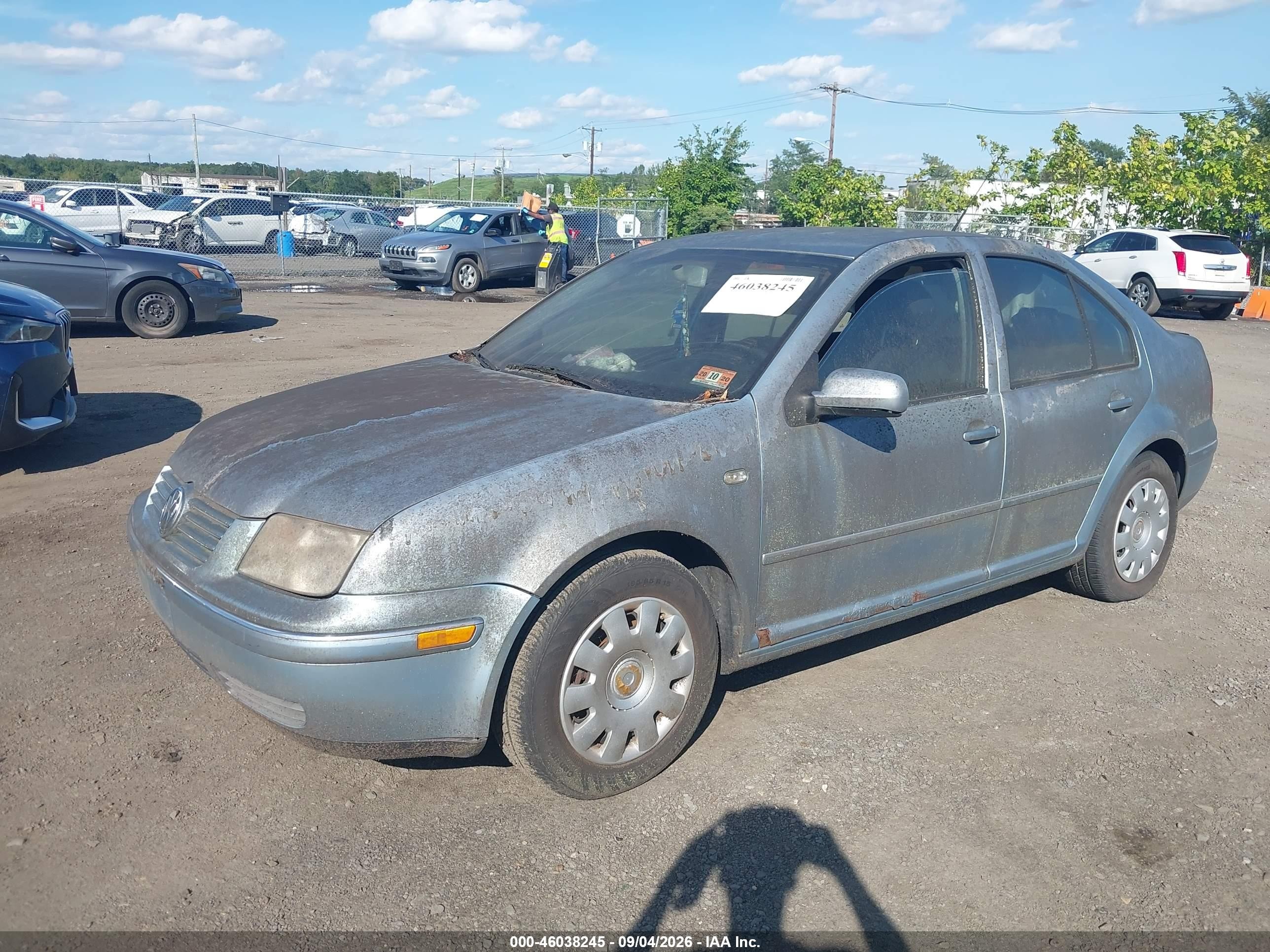 2005 Volkswagen Jetta Gl Blue vin: 3VWRK69MX5M020350