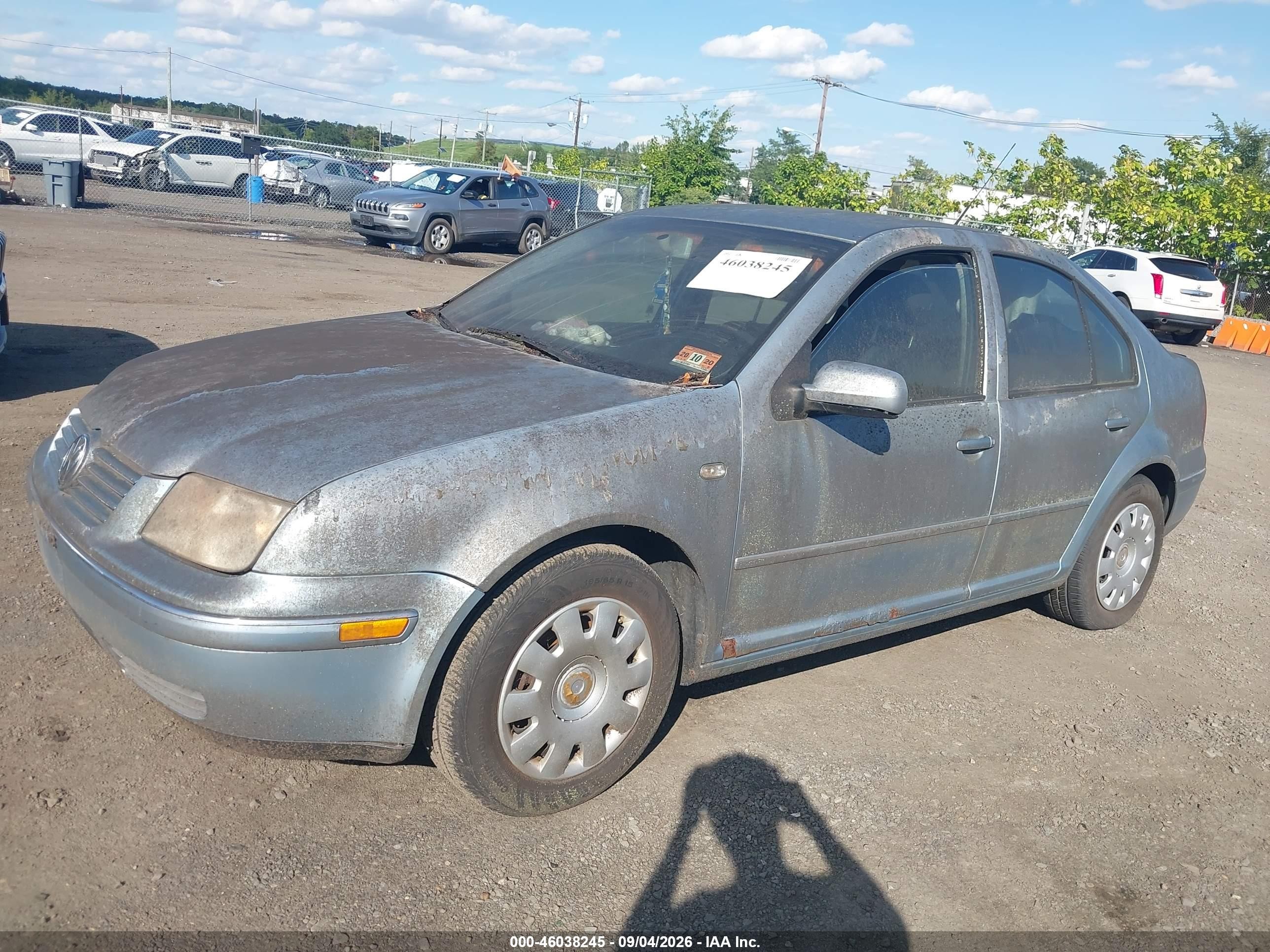 2005 Volkswagen Jetta Gl Blue vin: 3VWRK69MX5M020350