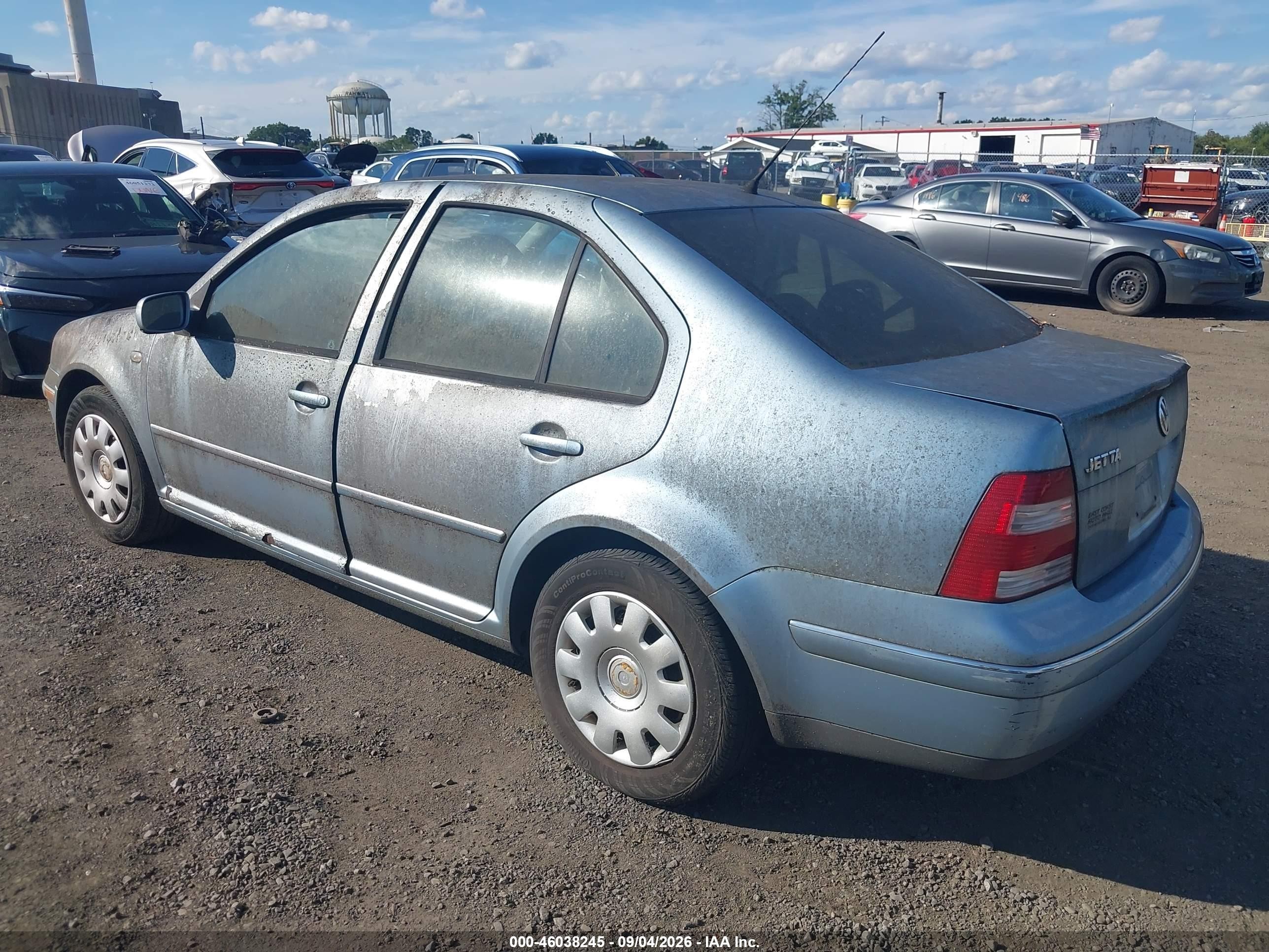 2005 Volkswagen Jetta Gl Blue vin: 3VWRK69MX5M020350