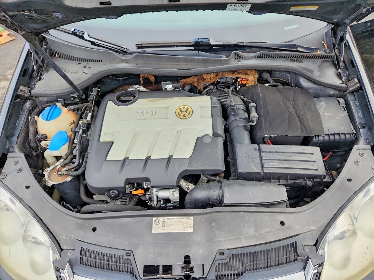 2009 Volkswagen Jetta Tdi Черный vin: 3VWRL71K19M176361