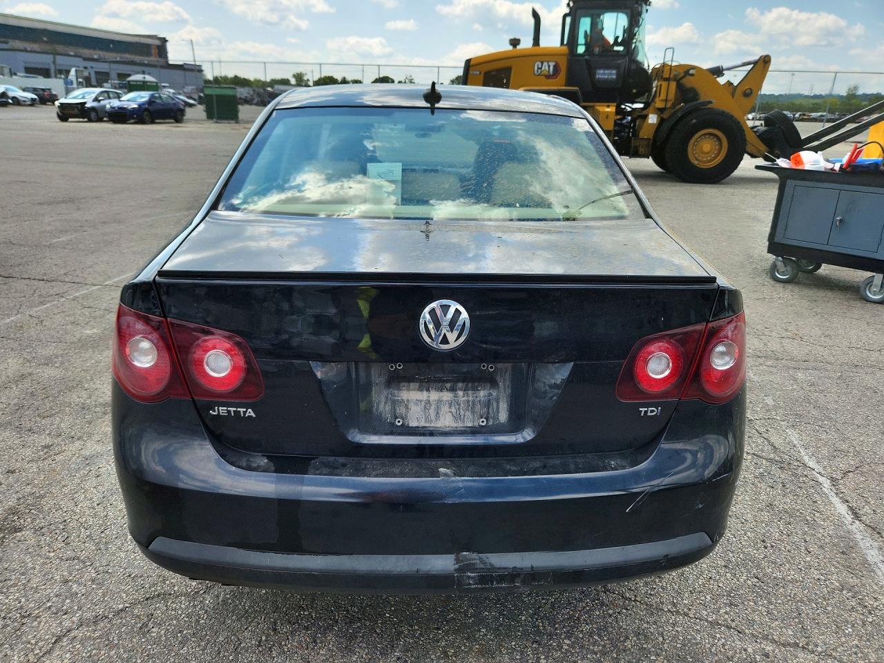 2009 Volkswagen Jetta Tdi Black vin: 3VWRL71K79M073039