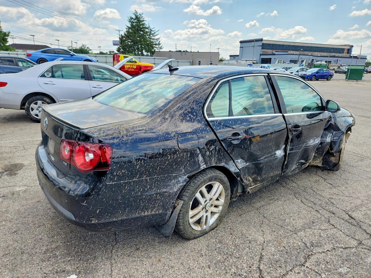 2009 Volkswagen Jetta Tdi Black vin: 3VWRL71K79M073039