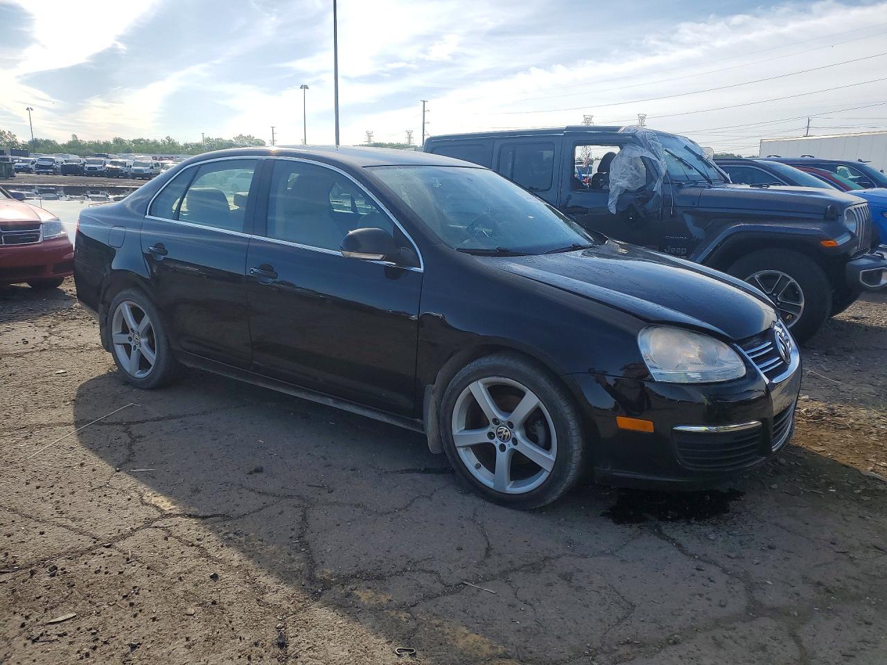 2009 Volkswagen Jetta Tdi Black vin: 3VWRL71K89M086544