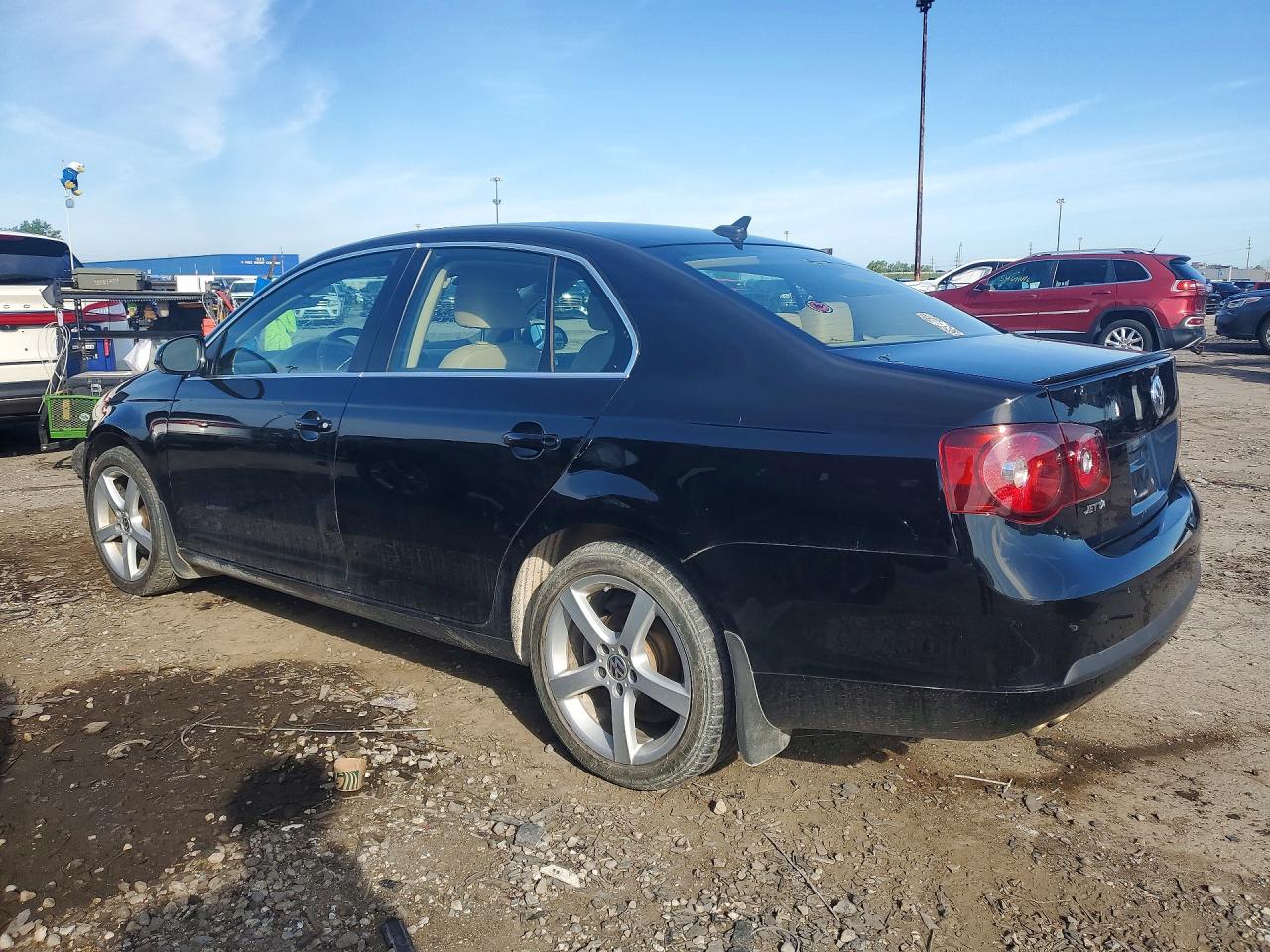 2009 Volkswagen Jetta Tdi Black vin: 3VWRL71K89M086544