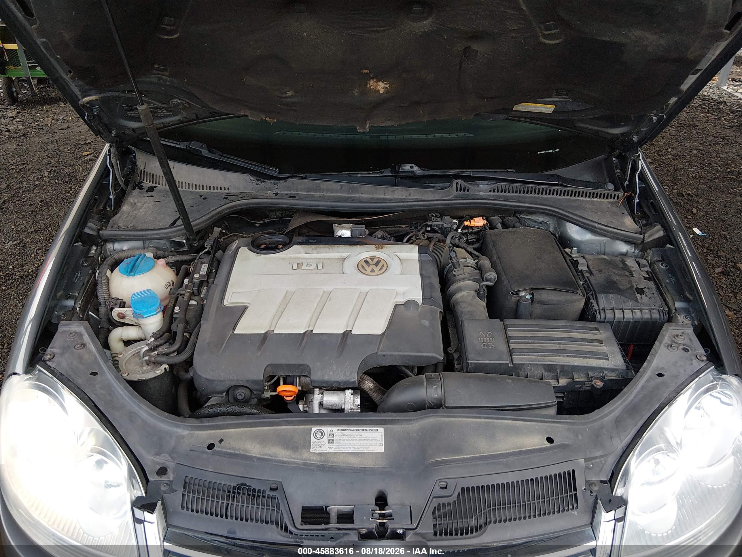 2010 Volkswagen Jetta Tdi Gray vin: 3VWRL7AJ1AM181300