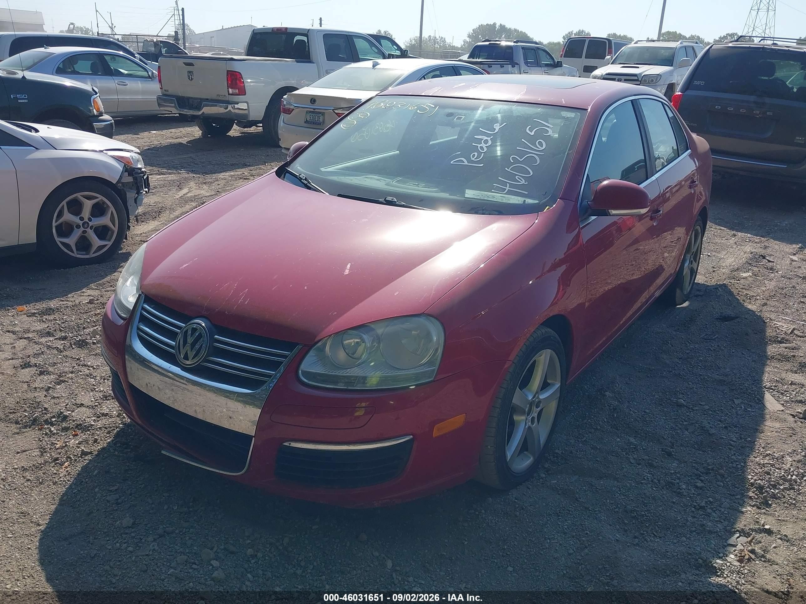 2010 Volkswagen Jetta Tdi Red vin: 3VWRL7AJ1AM181538