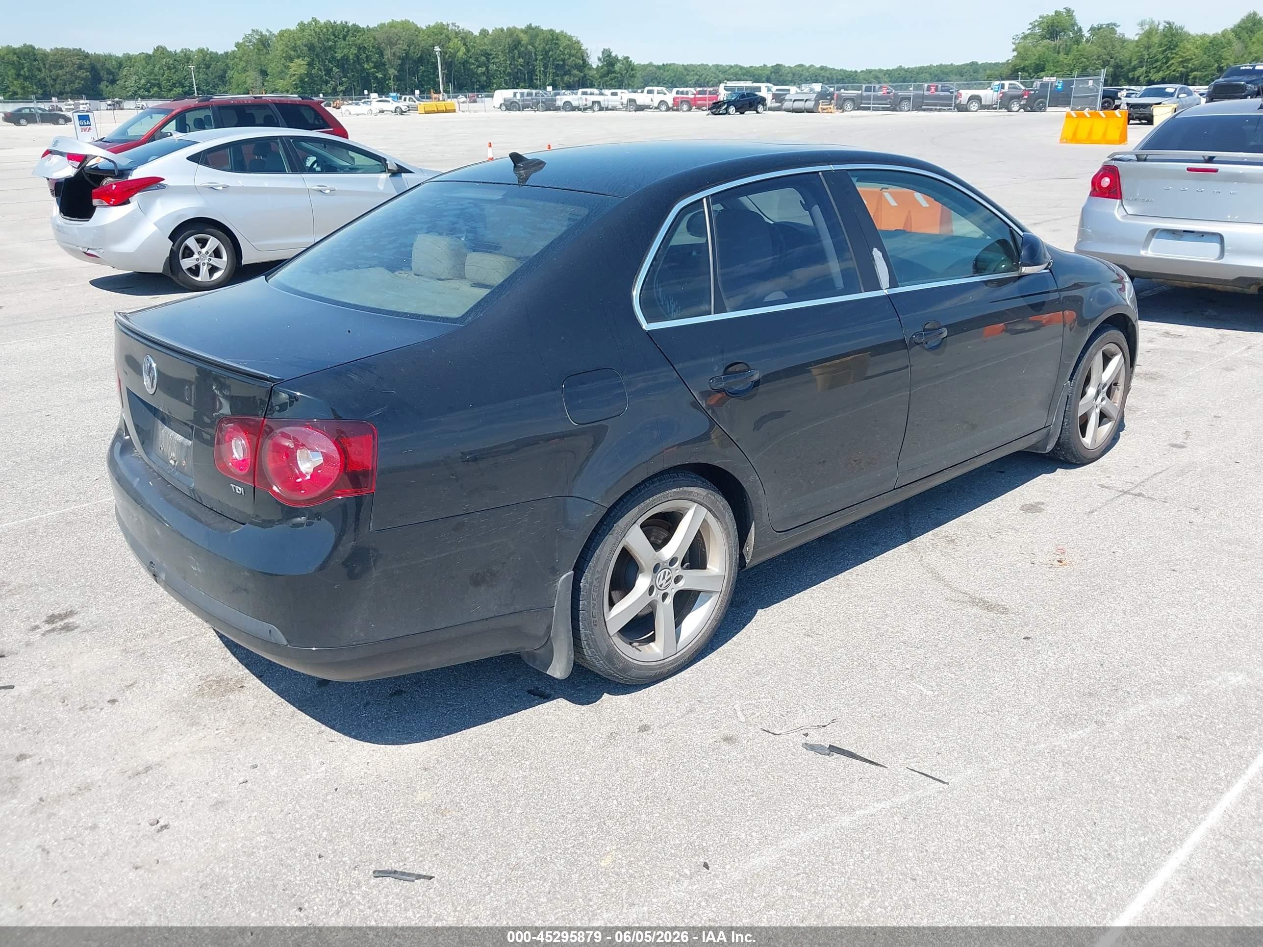 2010 Volkswagen Jetta Tdi Black vin: 3VWRL7AJ9AM128134