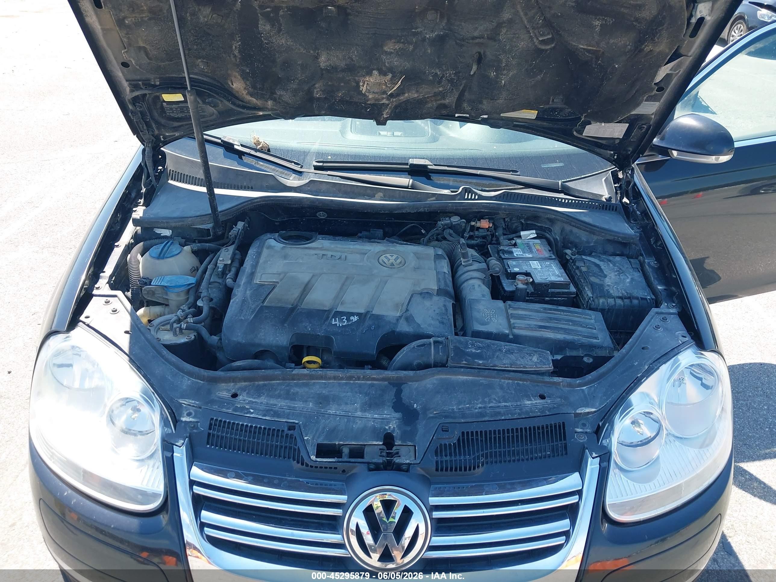 2010 Volkswagen Jetta Tdi Black vin: 3VWRL7AJ9AM128134