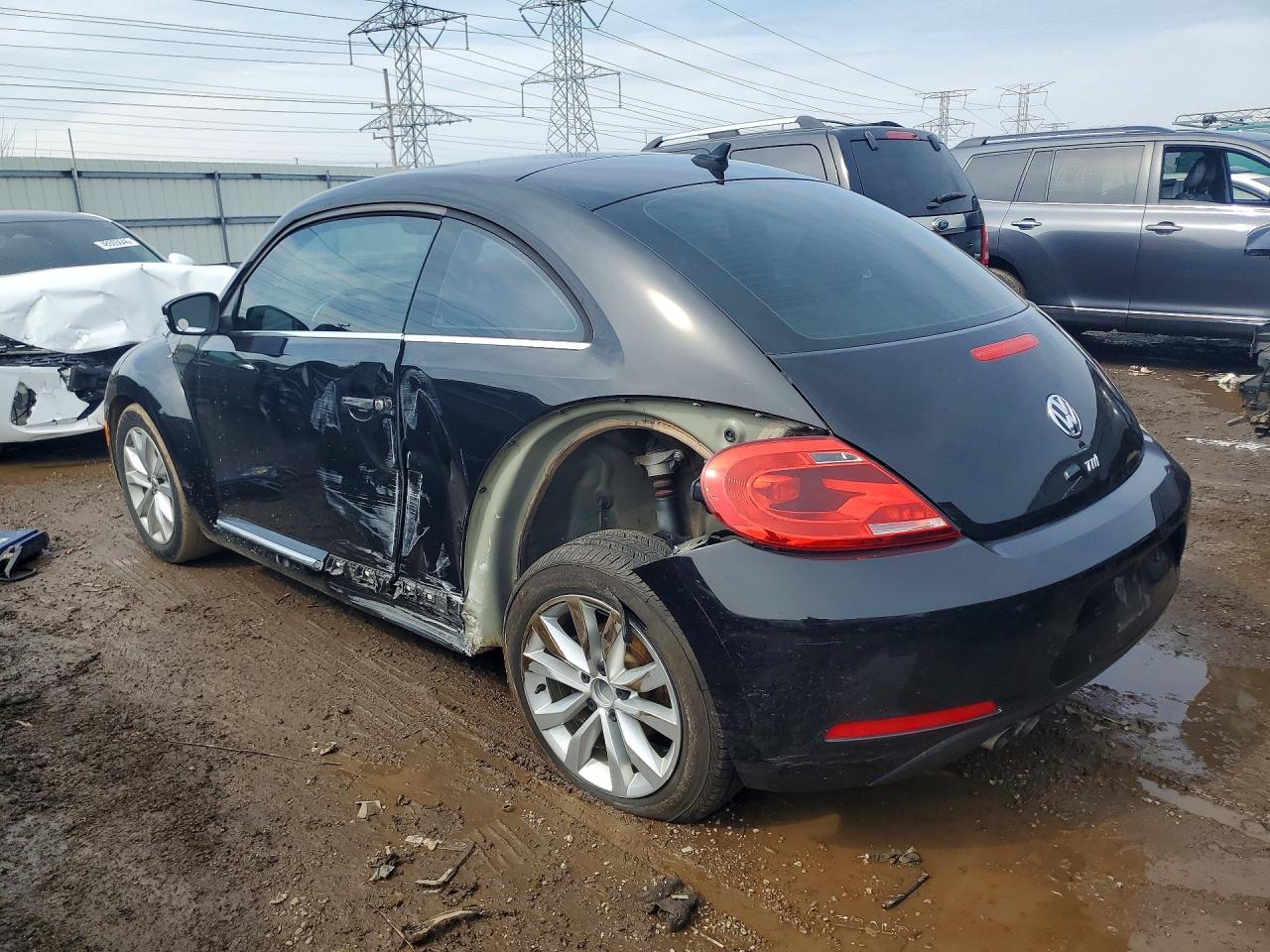 2013 Volkswagen Beetle Black vin: 3VWRL7AT1DM607914
