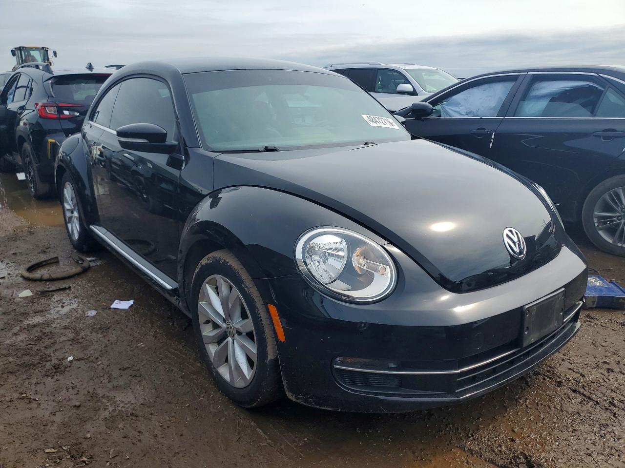2013 Volkswagen Beetle Black vin: 3VWRL7AT1DM607914