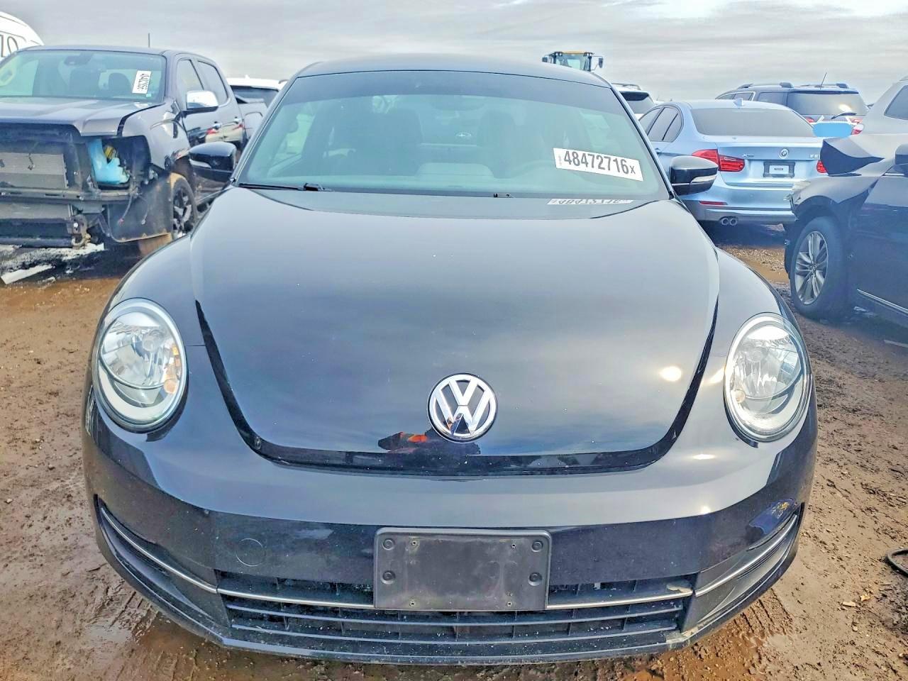 2013 Volkswagen Beetle Black vin: 3VWRL7AT1DM607914